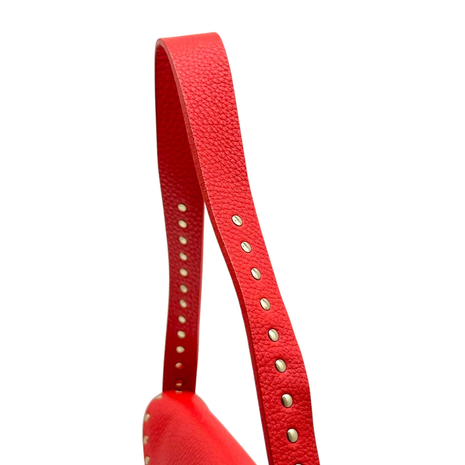 Celine Blood Orange Studded Shoulder Bag