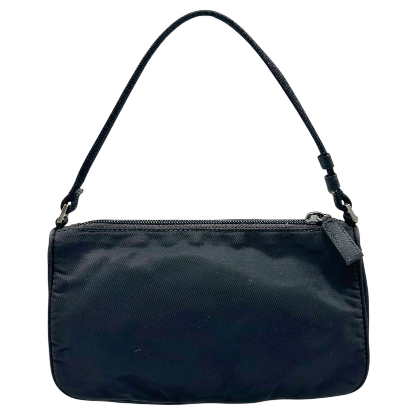 Prada Black Nylon Mini Pochette Bag