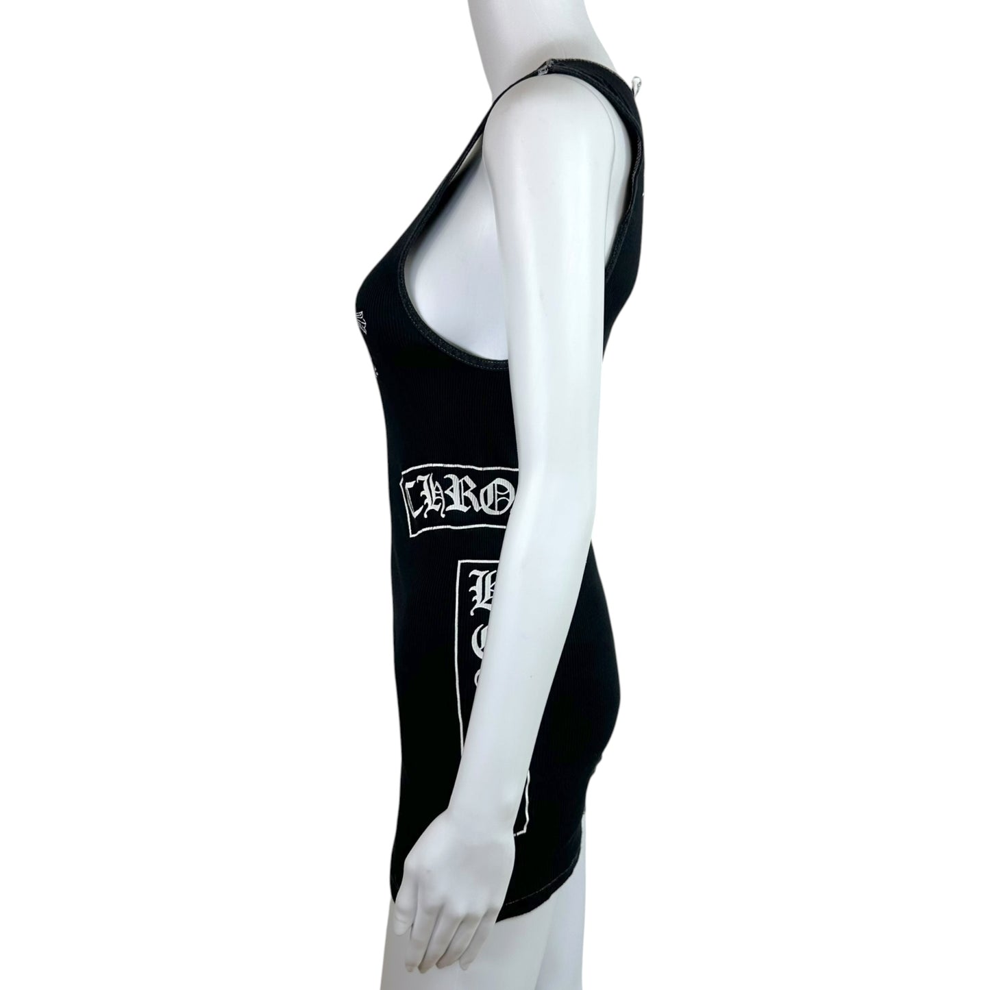 Chrome Hearts Black Cross Logo Tank Top
