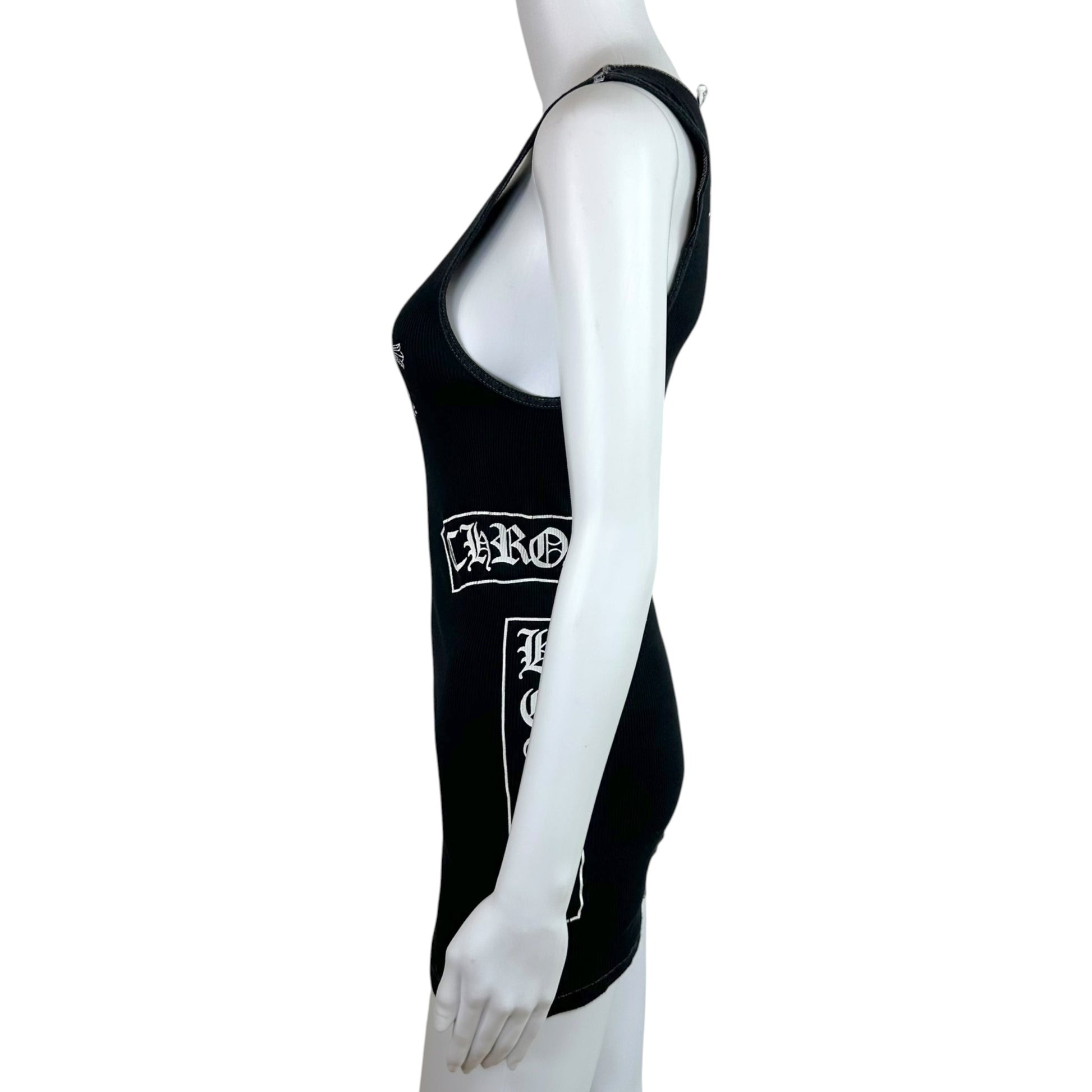 Chrome Hearts Black Cross Logo Tank Top