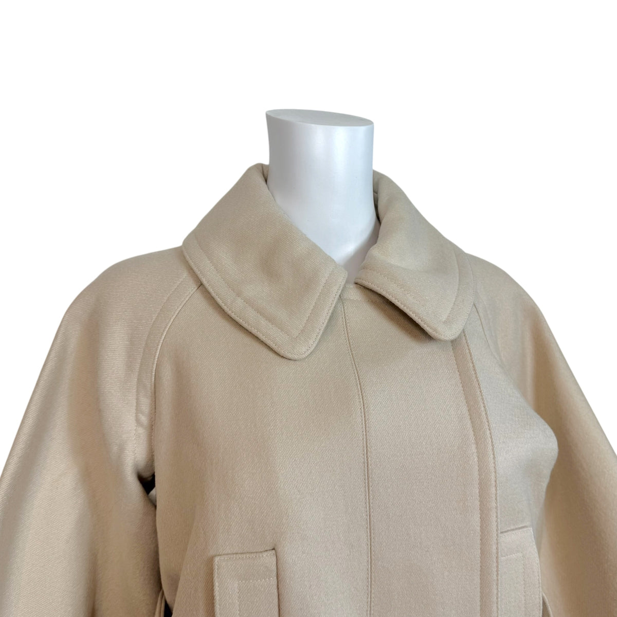 Chloe Fall 2005 Ivory Wool Cropped Wide Sleeve Jacket