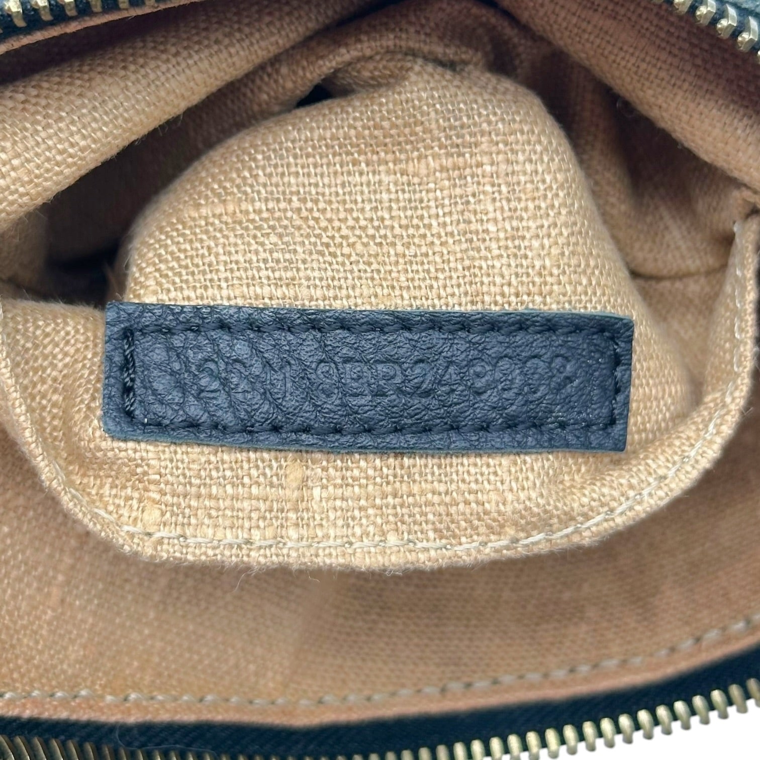 Fendi Small Oyster Bag Black White Whipstitch Leather