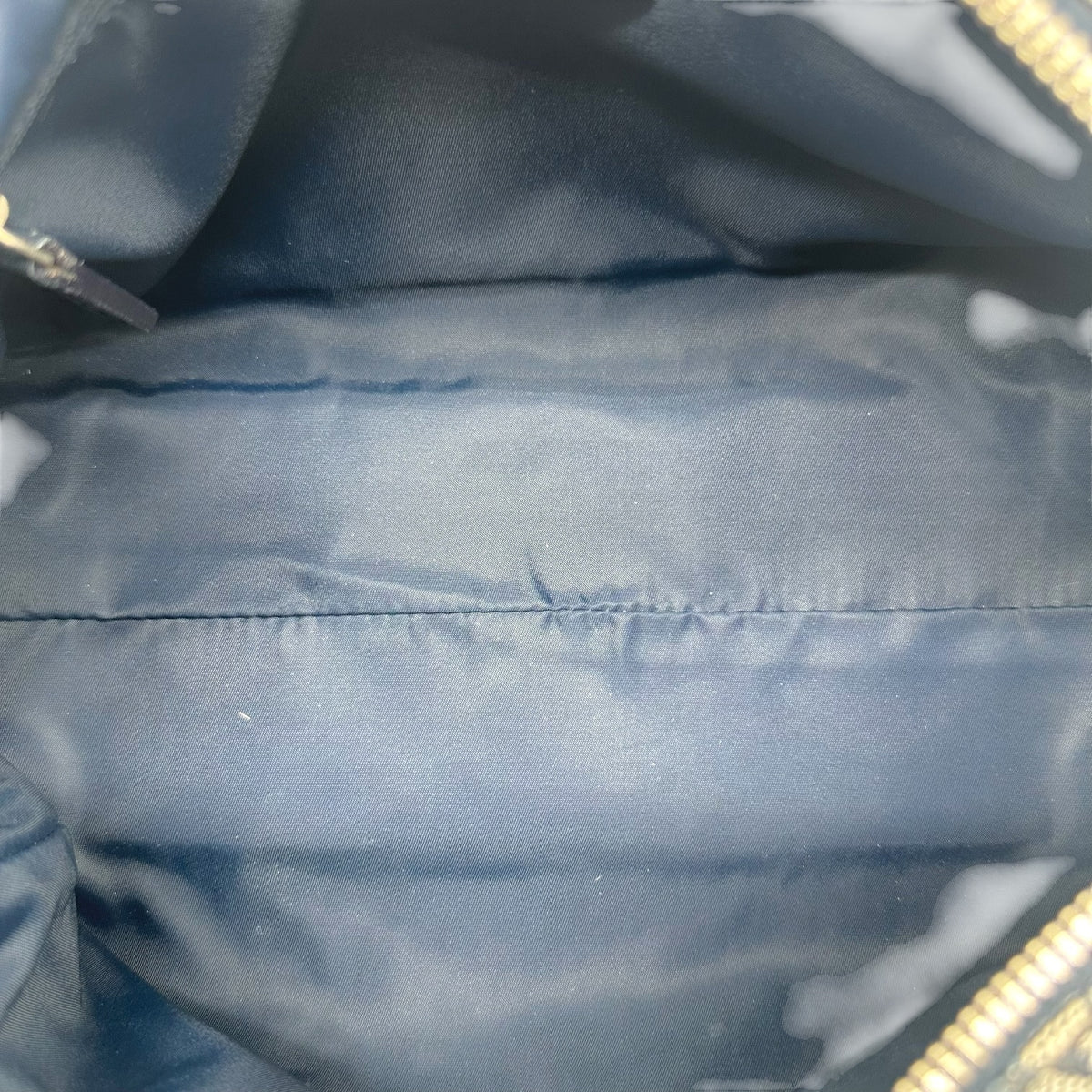 Christian Dior Shoulder Bag Navy Blue Trotter Monogram