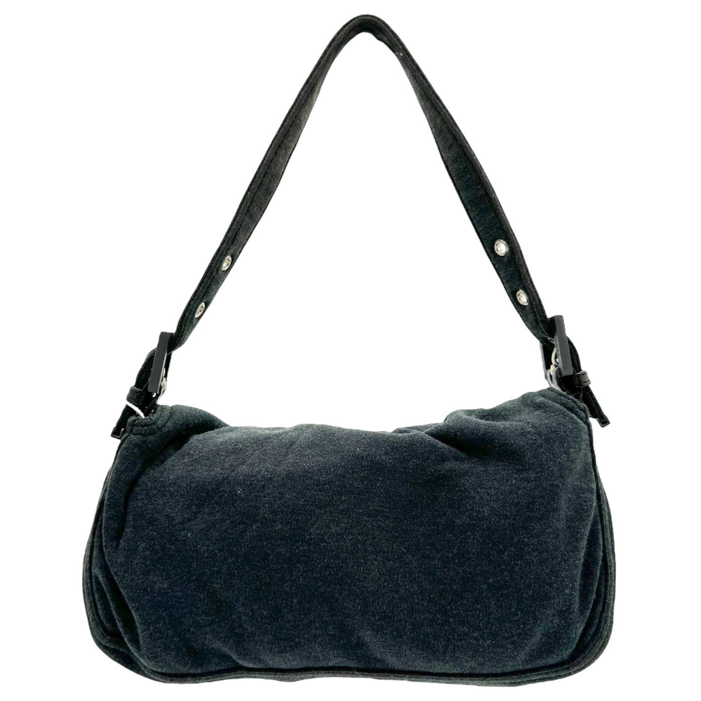 Fendi Gray Jersey Baguette Bag - Outfit Repeater