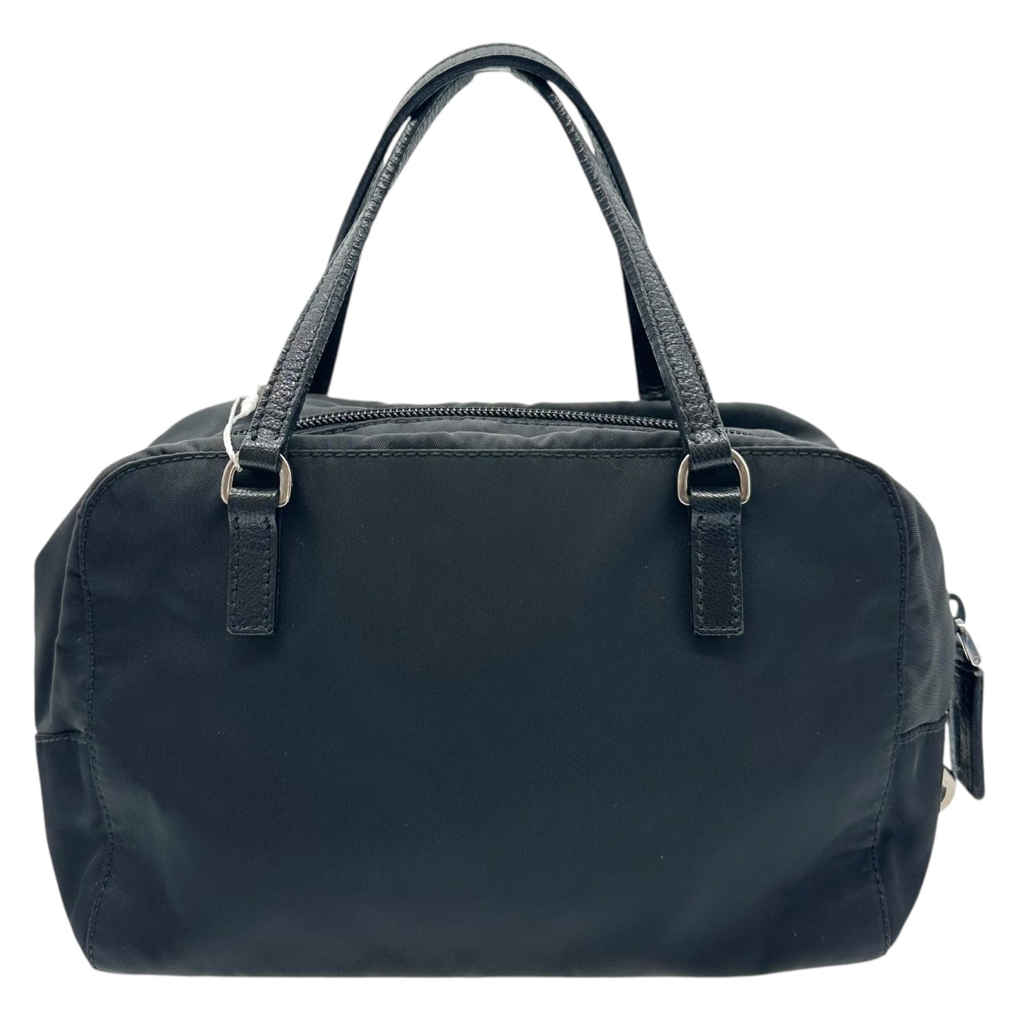 Prada Black Nylon Beaded Logo Mini Bag