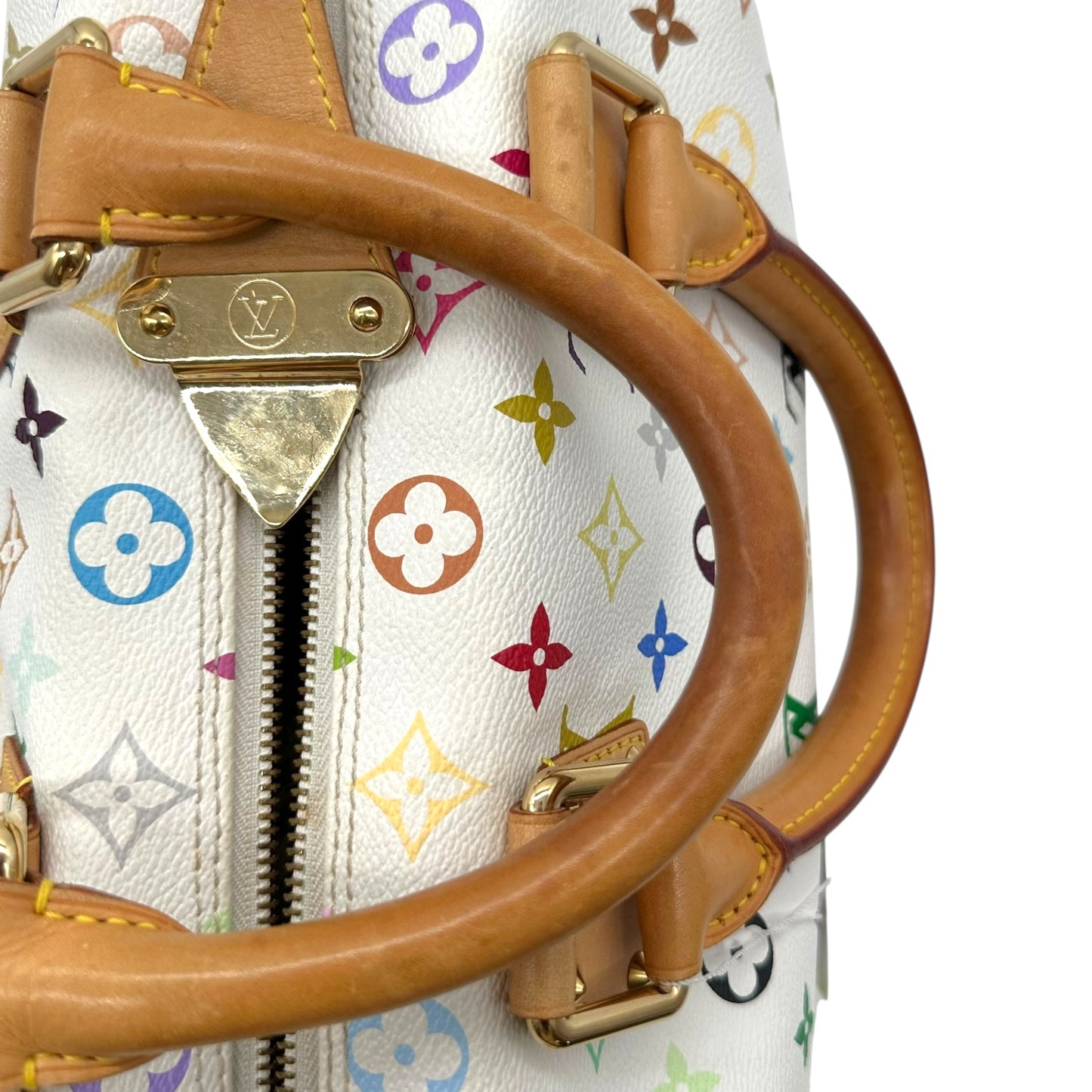 Louis Vuitton White Murakami Multicolor Speedy 30