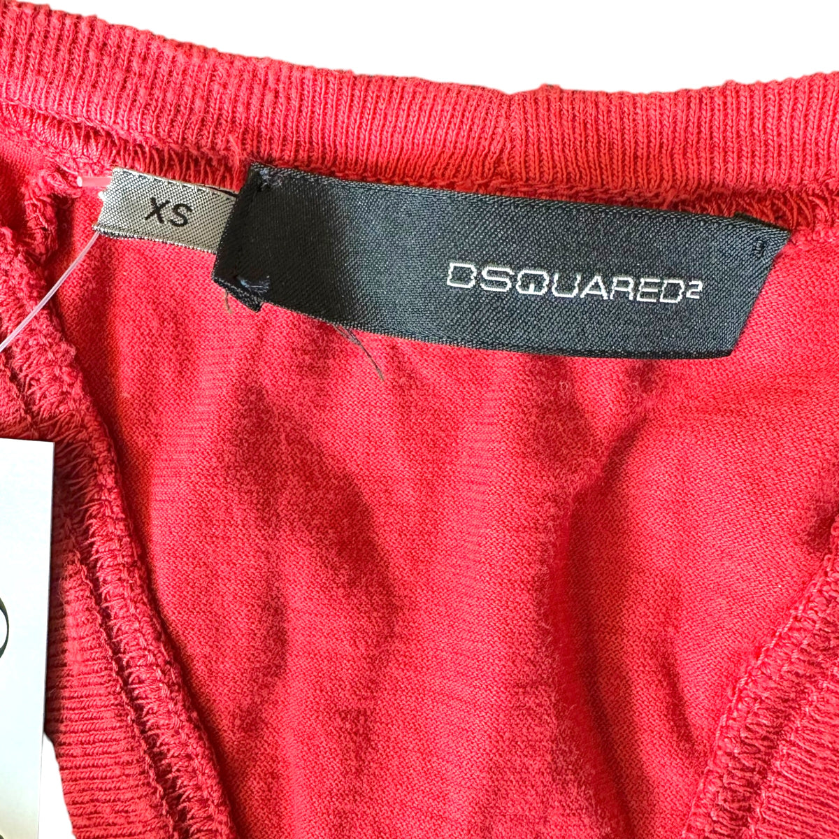 Dsquared2 Red & White Killer Kitten Racerback Tank