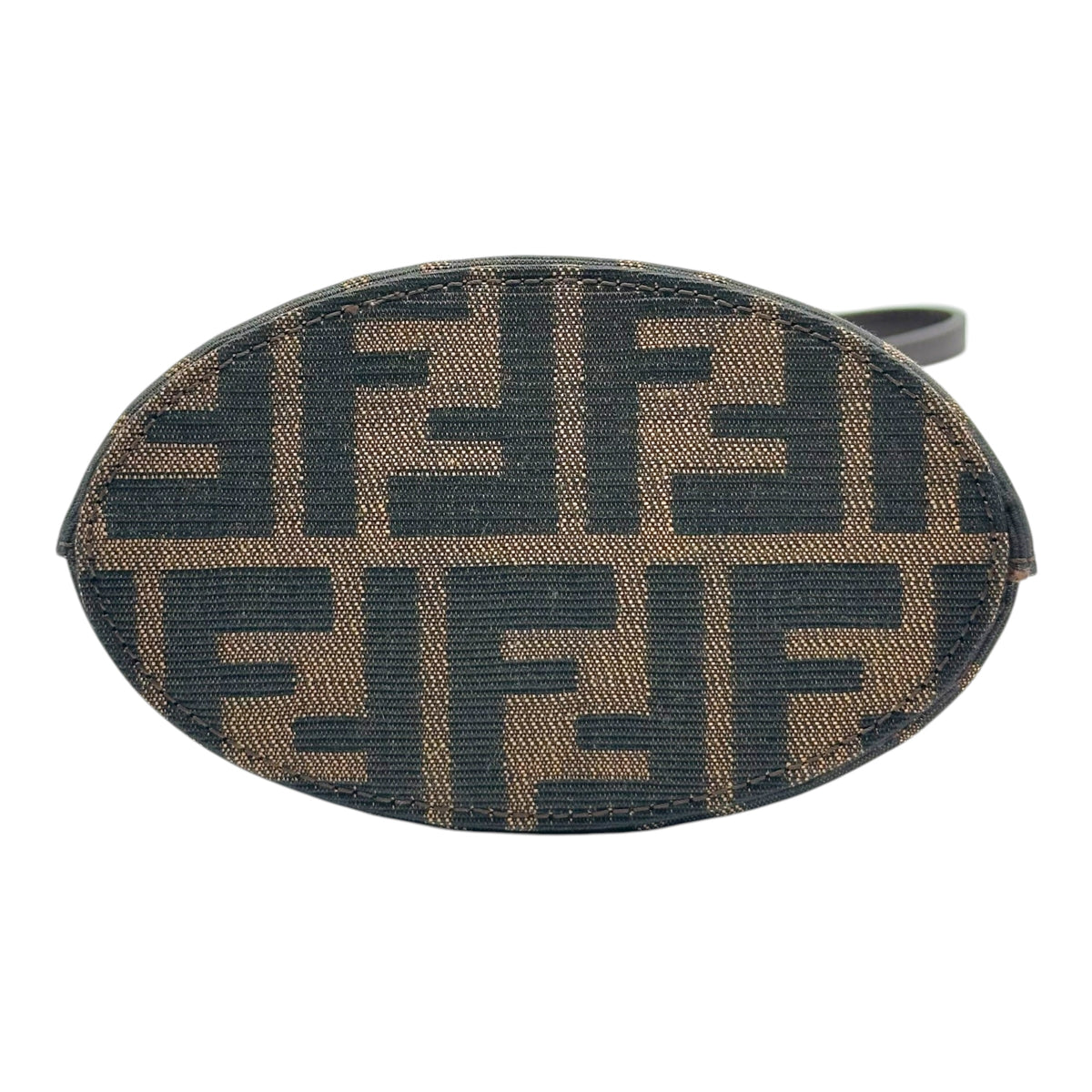 Fendi Small Bucket Shoulder Bag Brown Zucca Monogram
