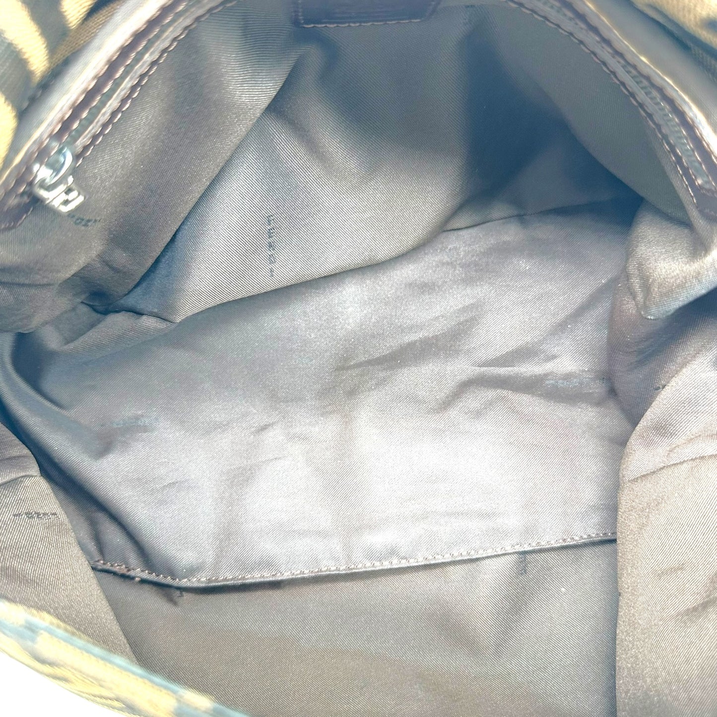 Fendi Brown Zucca Monogram Mama Baguette Bag