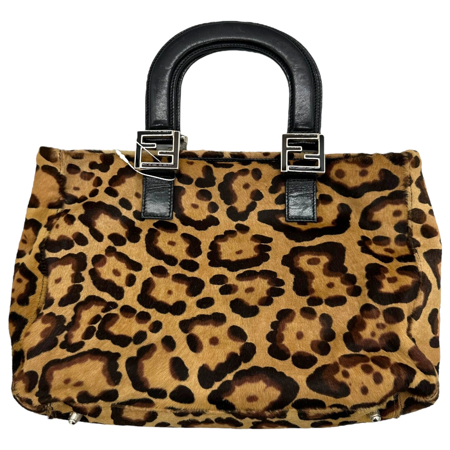 Fendi Leopard Print Ponyhair Mini Tote Bag - Outfit Repeater