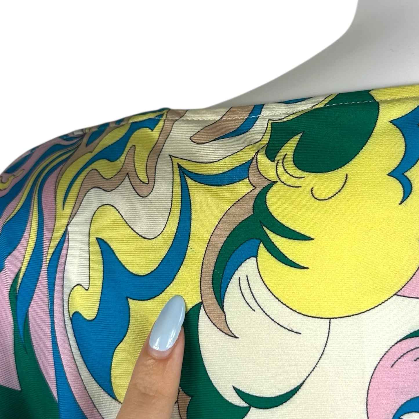 Emilio Pucci Multicolor Silk Scarf Blouse Top - Outfit Repeater