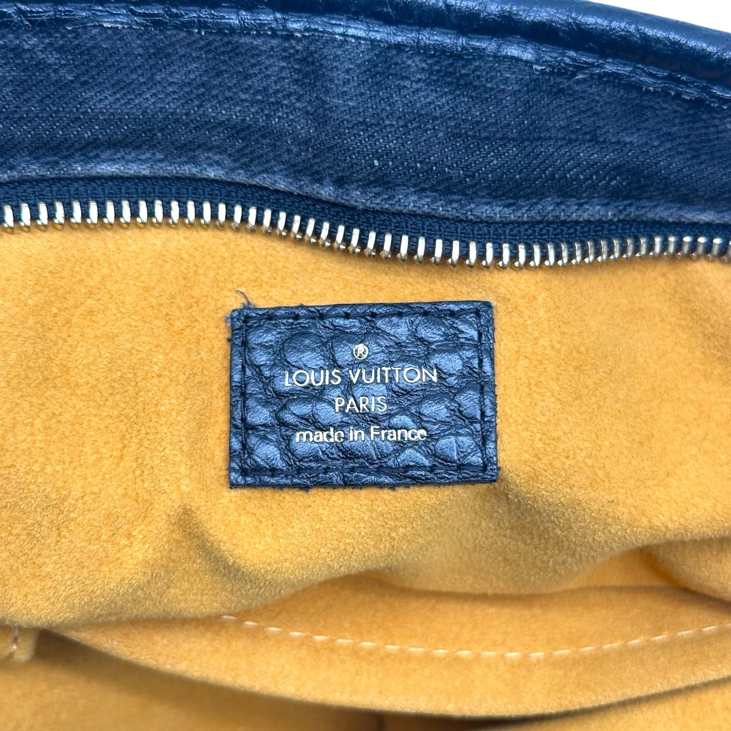 Louis Vuitton Black Denim Monogram Tote Bag