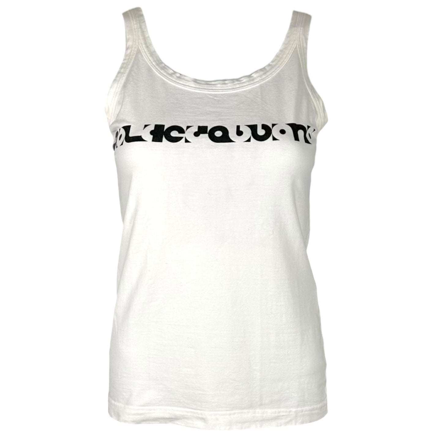 Dolce & Gabbana Black White Block Logo Tank