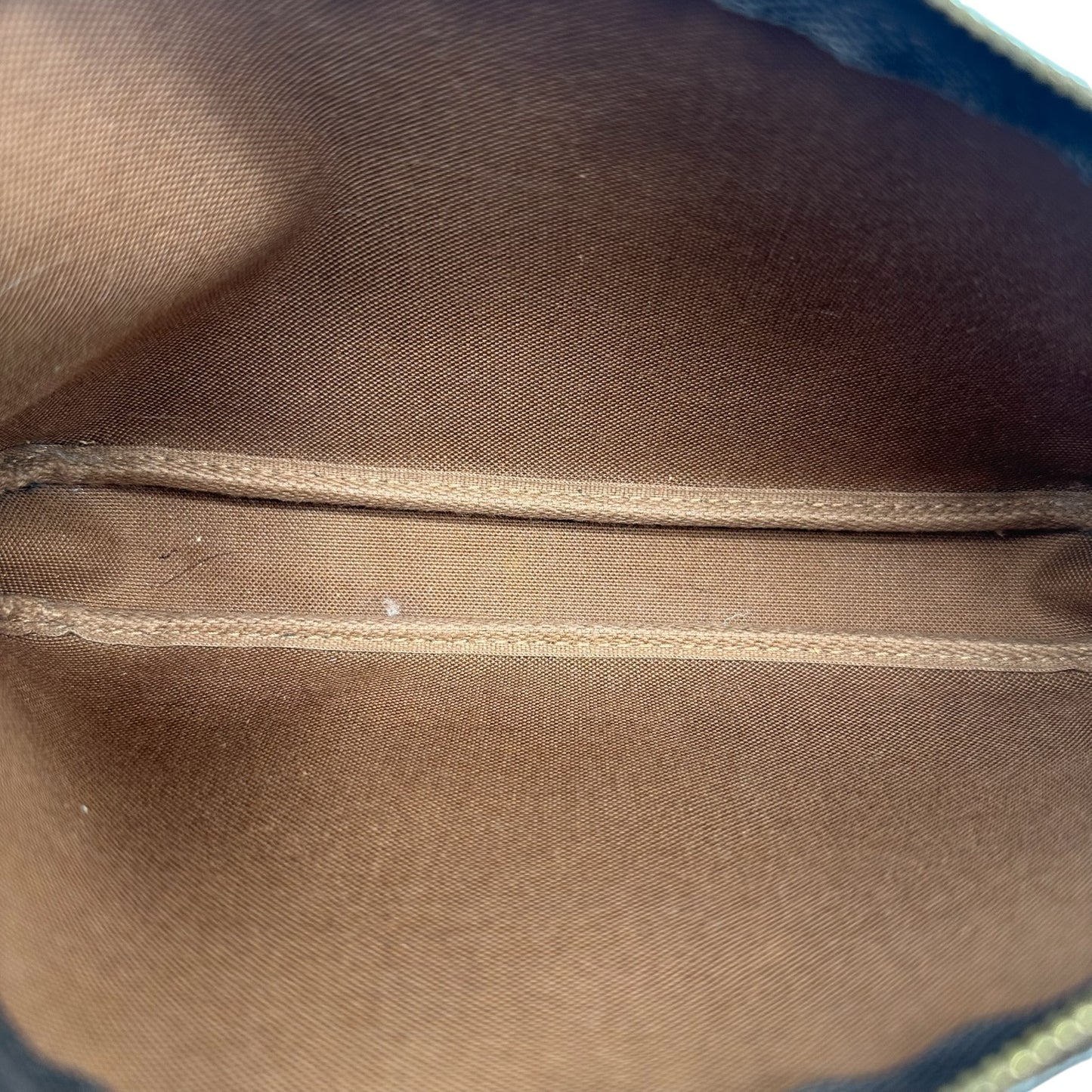 Louis Vuitton Brown Classic Monogram Pochette Bag
