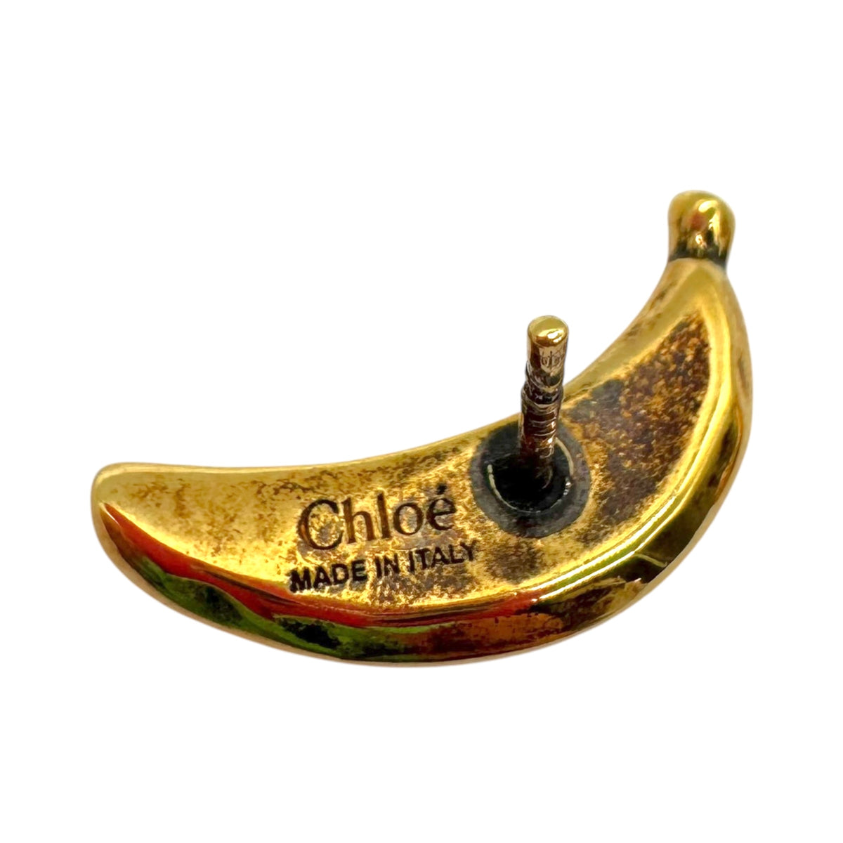Chloe Gold Banana Stud Earrings