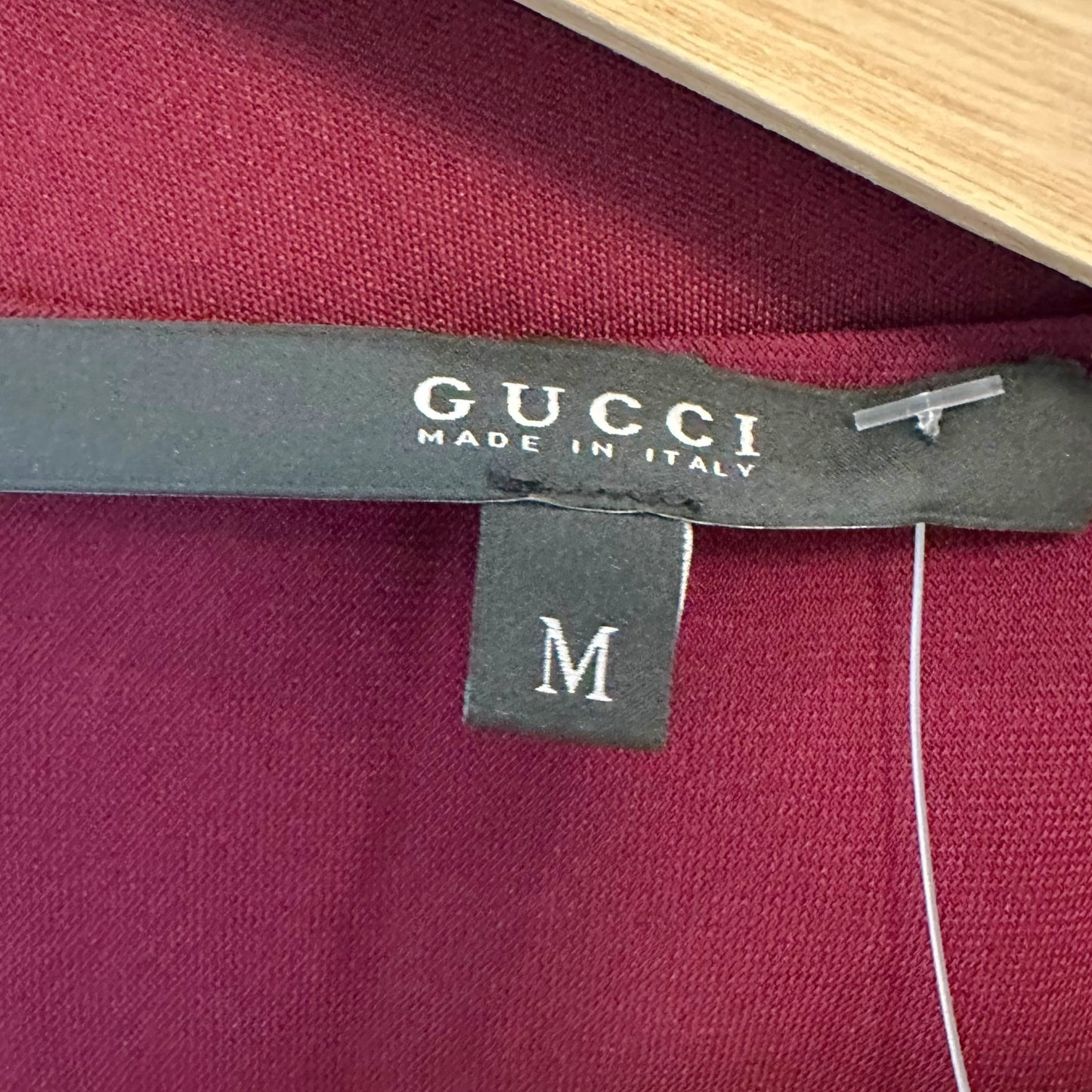 Gucci Burgundy Logo Charm Tank Top - Outfit Repeater