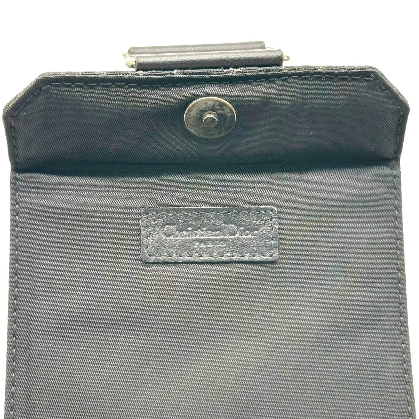 Christian Dior Mini Vanity Bag Black Trotter Monogram