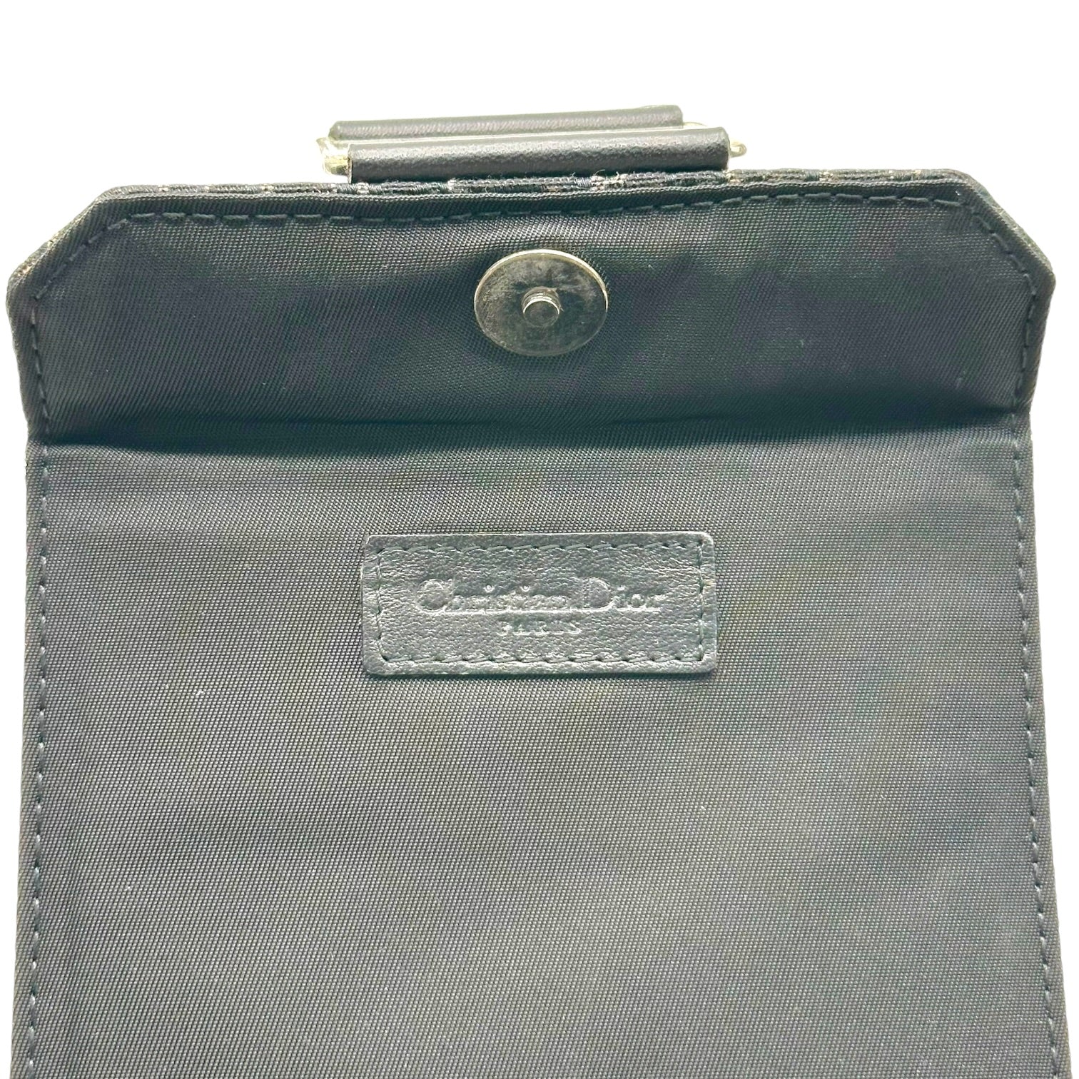 Christian Dior Mini Vanity Bag Black Trotter Monogram