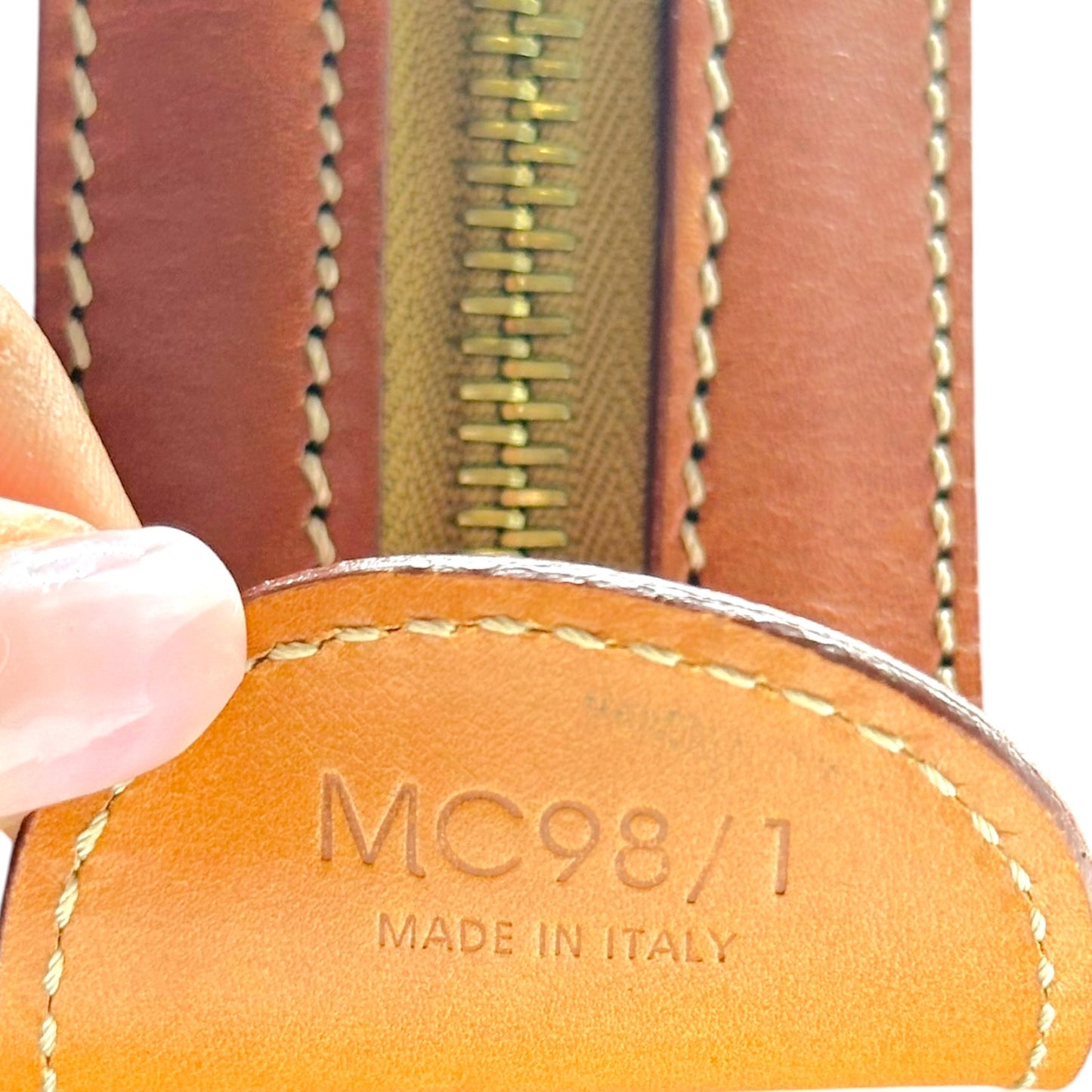 Celine Brown Triomphe Monogram Small Duffle Bag