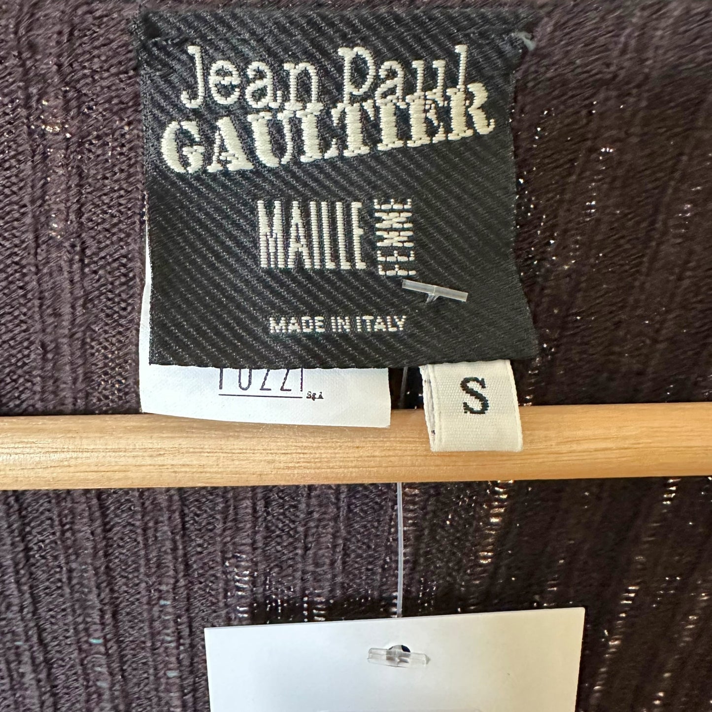 Jean Paul Gaultier Brown Wool Ruffle Embellished Cardigan - Outfit Repeater