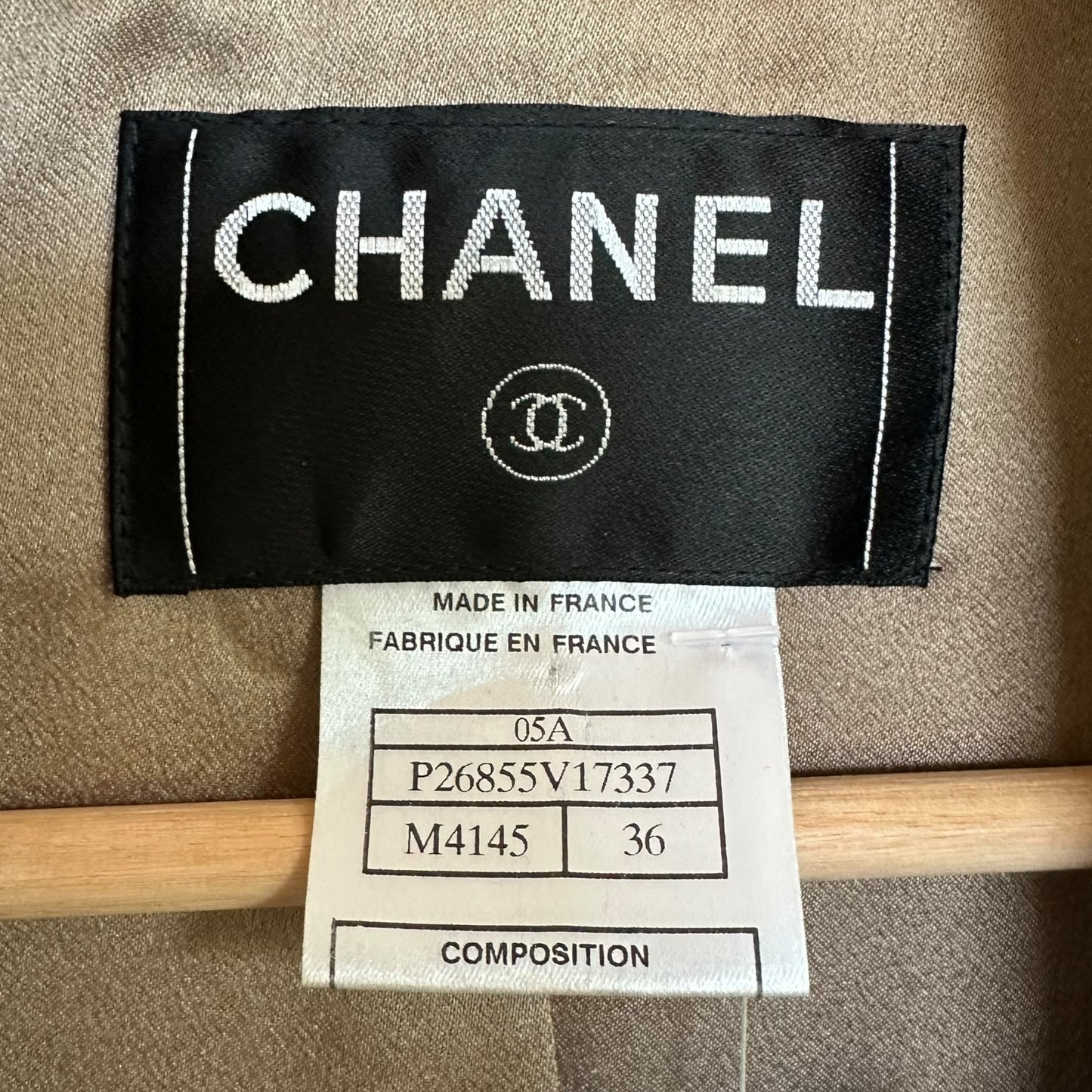 Chanel Autumn 2005 Pink & Brown Tweed Jacket