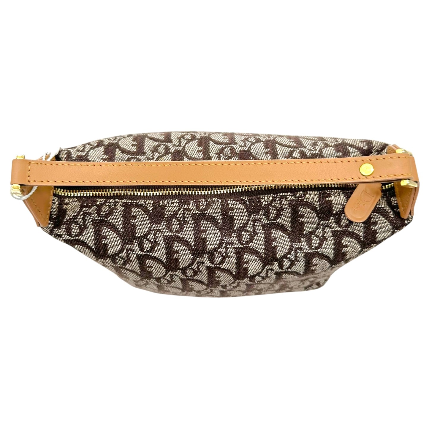 Christian Dior Pochette Bag Burgundy Trotter Monogram