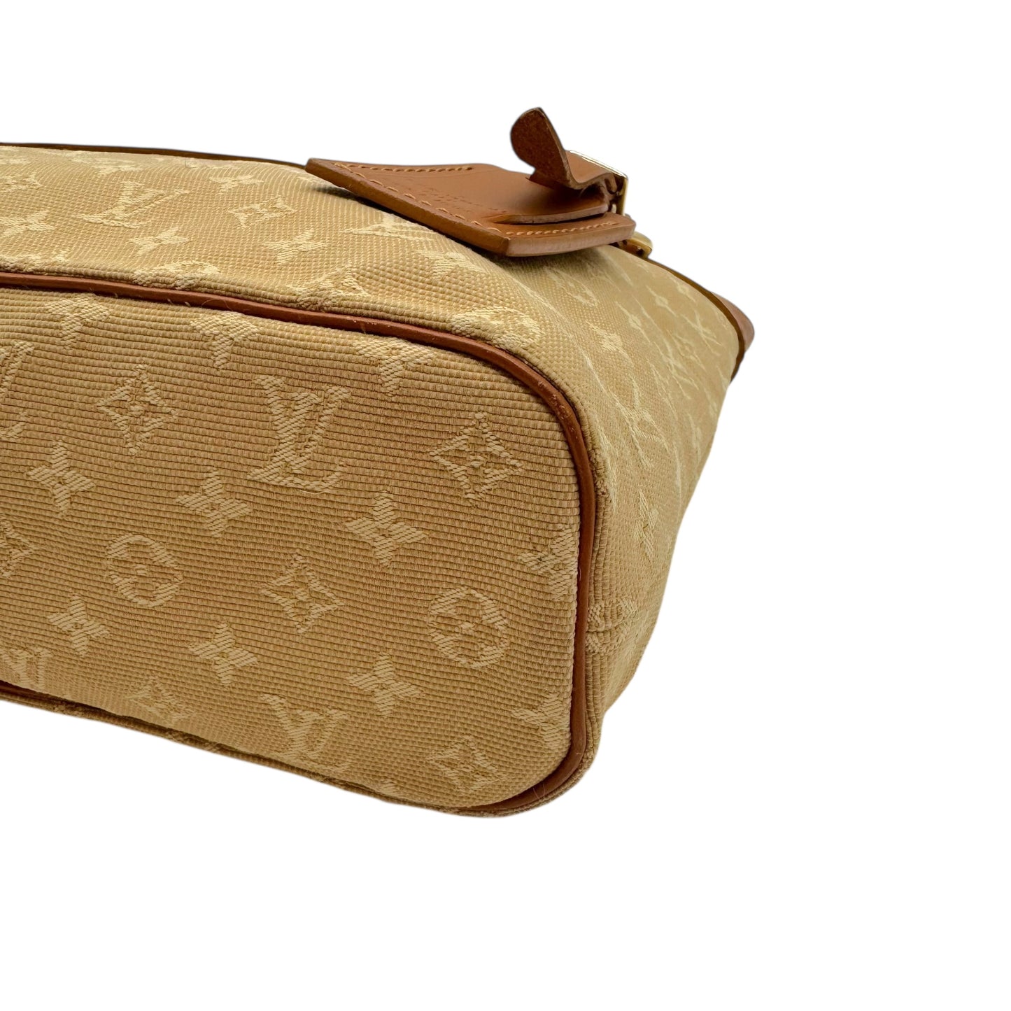 Louis Vuitton Beige Lin Monogram Lucille PM Mini Tote Bag