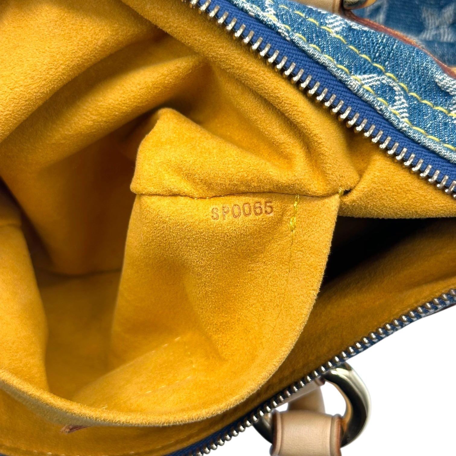 Louis Vuitton Blue Denim Neo Speedy Bag - Outfit Repeater