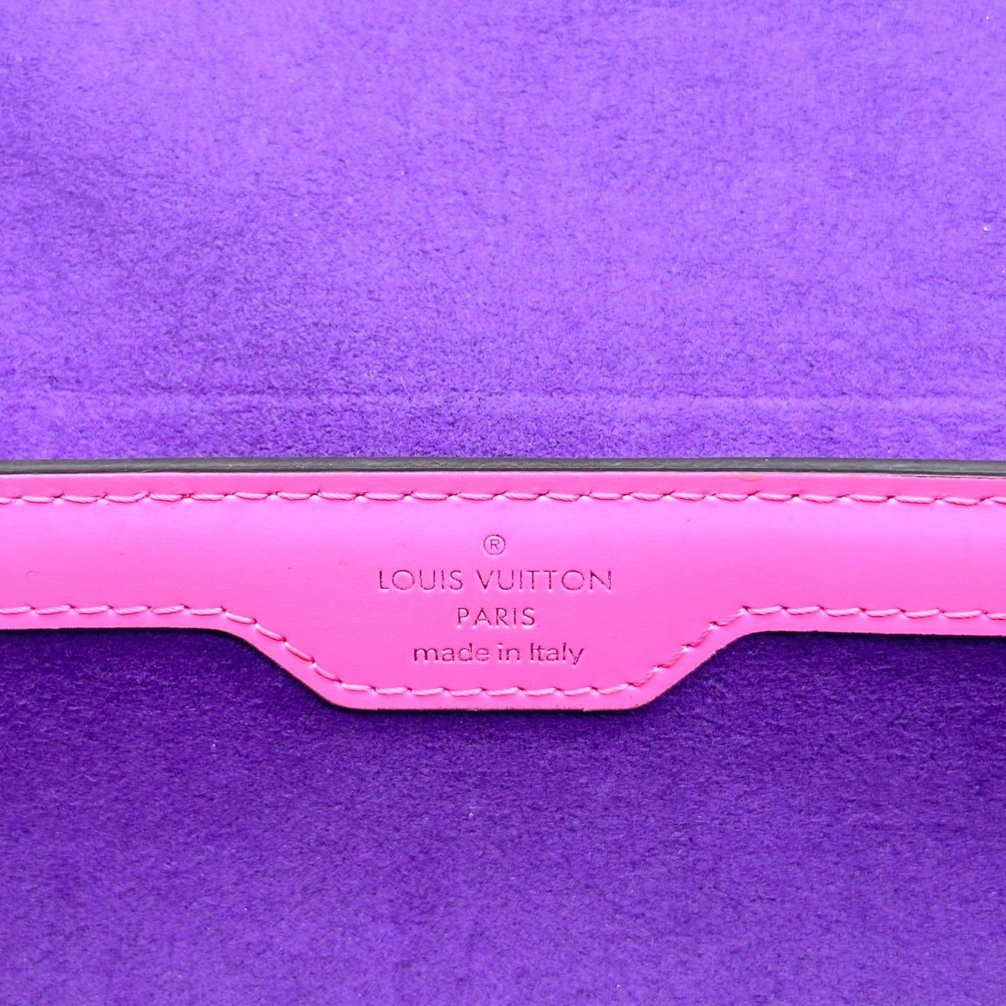 Louis Vuitton Mini Bag Pink Epi Leather Papillon Trunk
