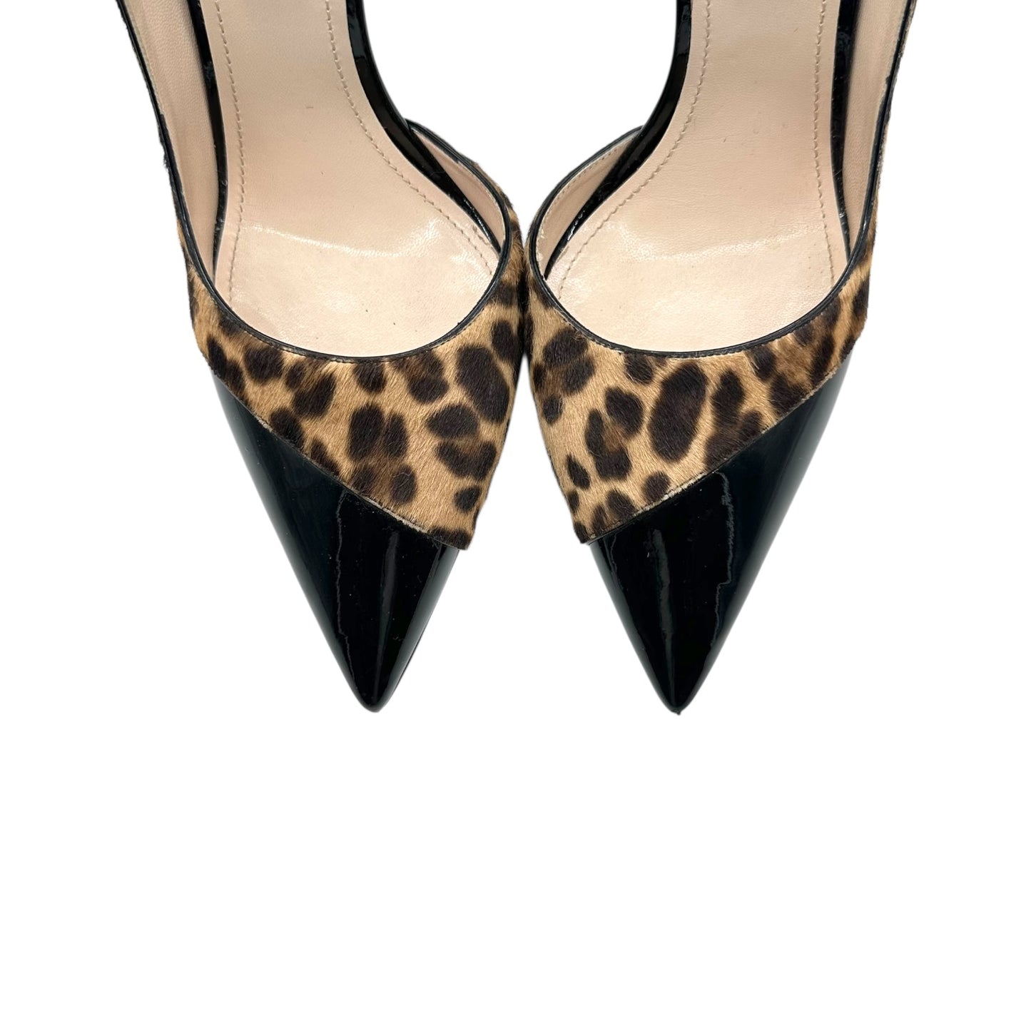 Prada Leopard Print Ponyhair Heels