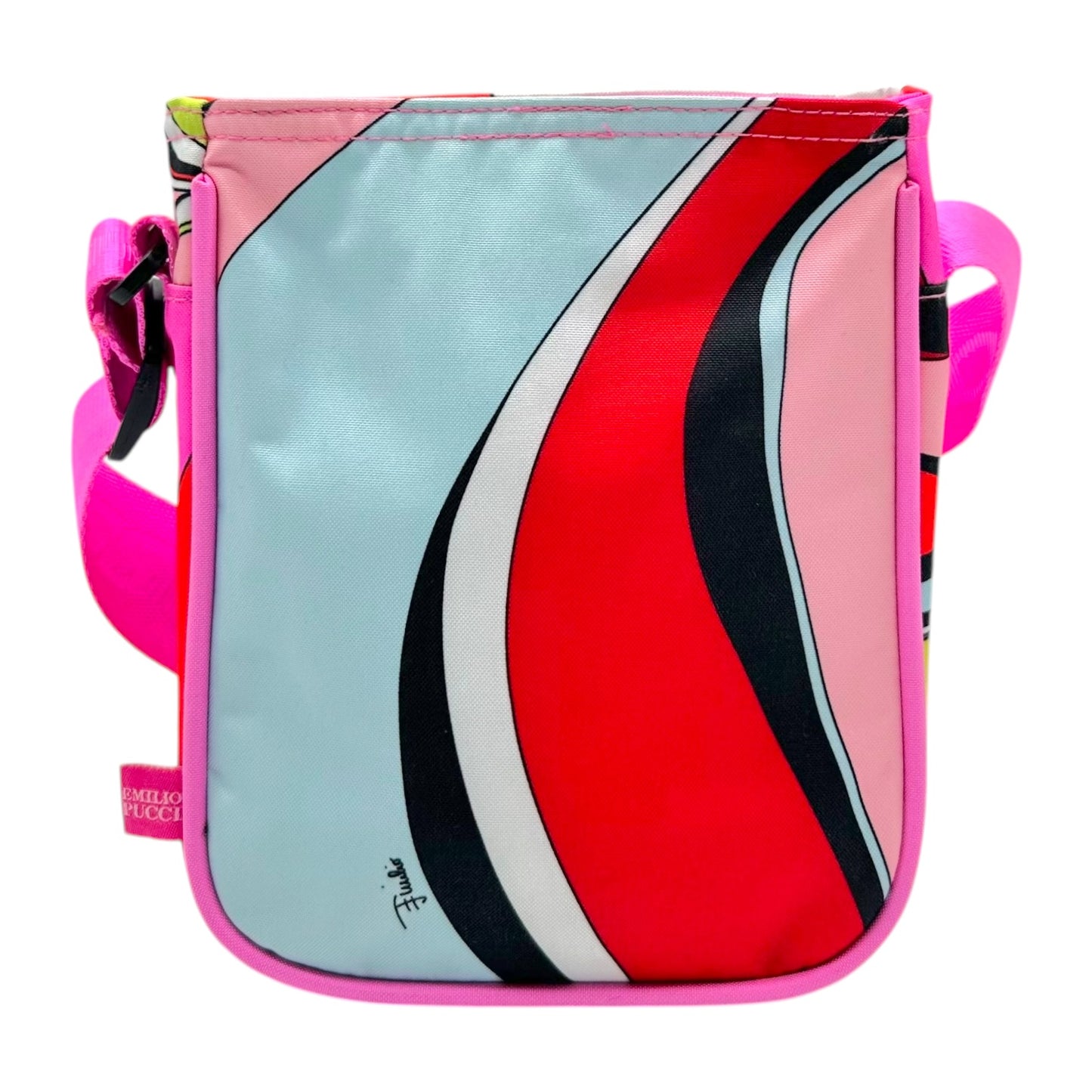 Emilio Pucci Multicolor Printed Crossbody Sport Bag