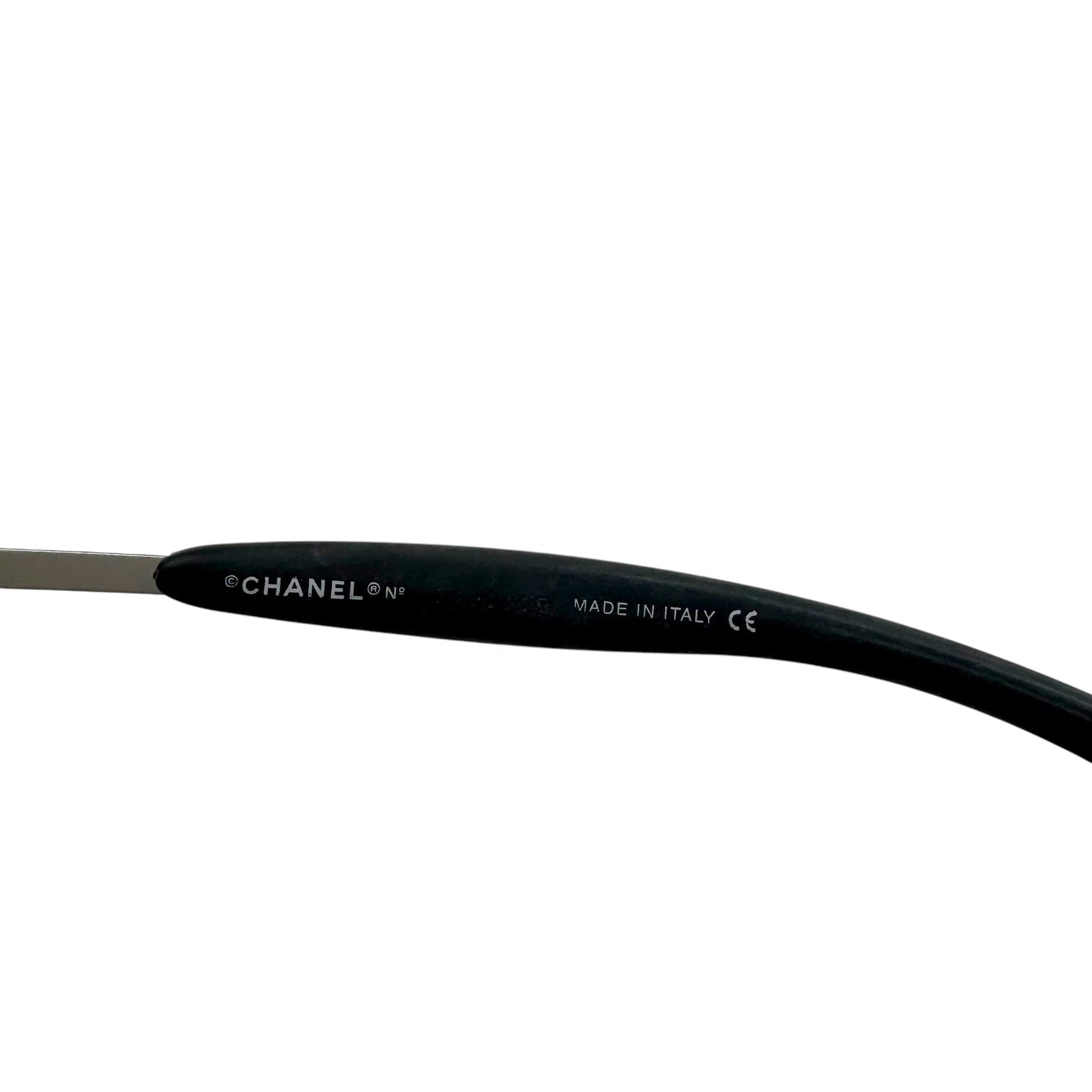 Chanel Sport Transparent Blue & Silver Top Rim 4008 Sunglasses w/ Case