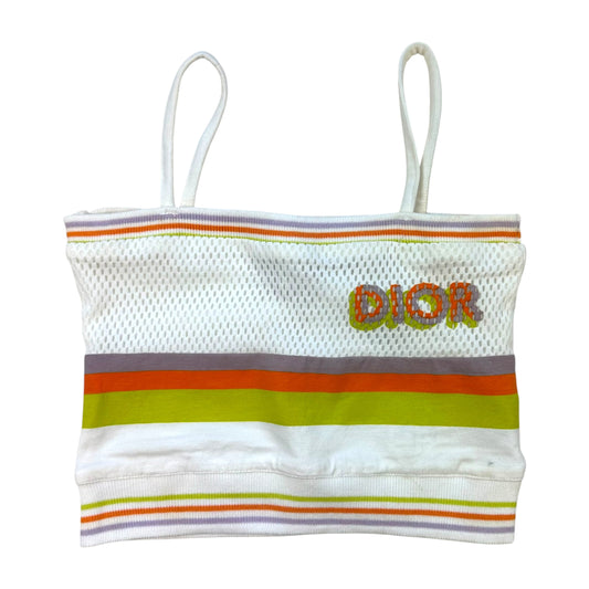 Christian Dior Knit Logo Crop Tank (KIDS)