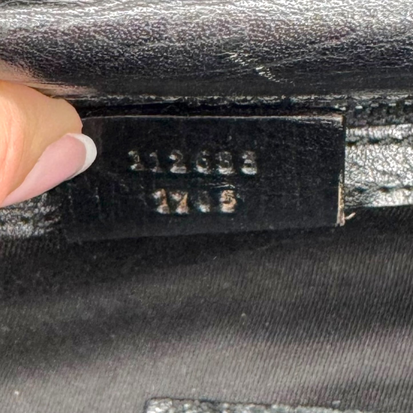 Gucci by Tom Ford Beige & Black Monogram Wooden Handle Bag - Outfit Repeater