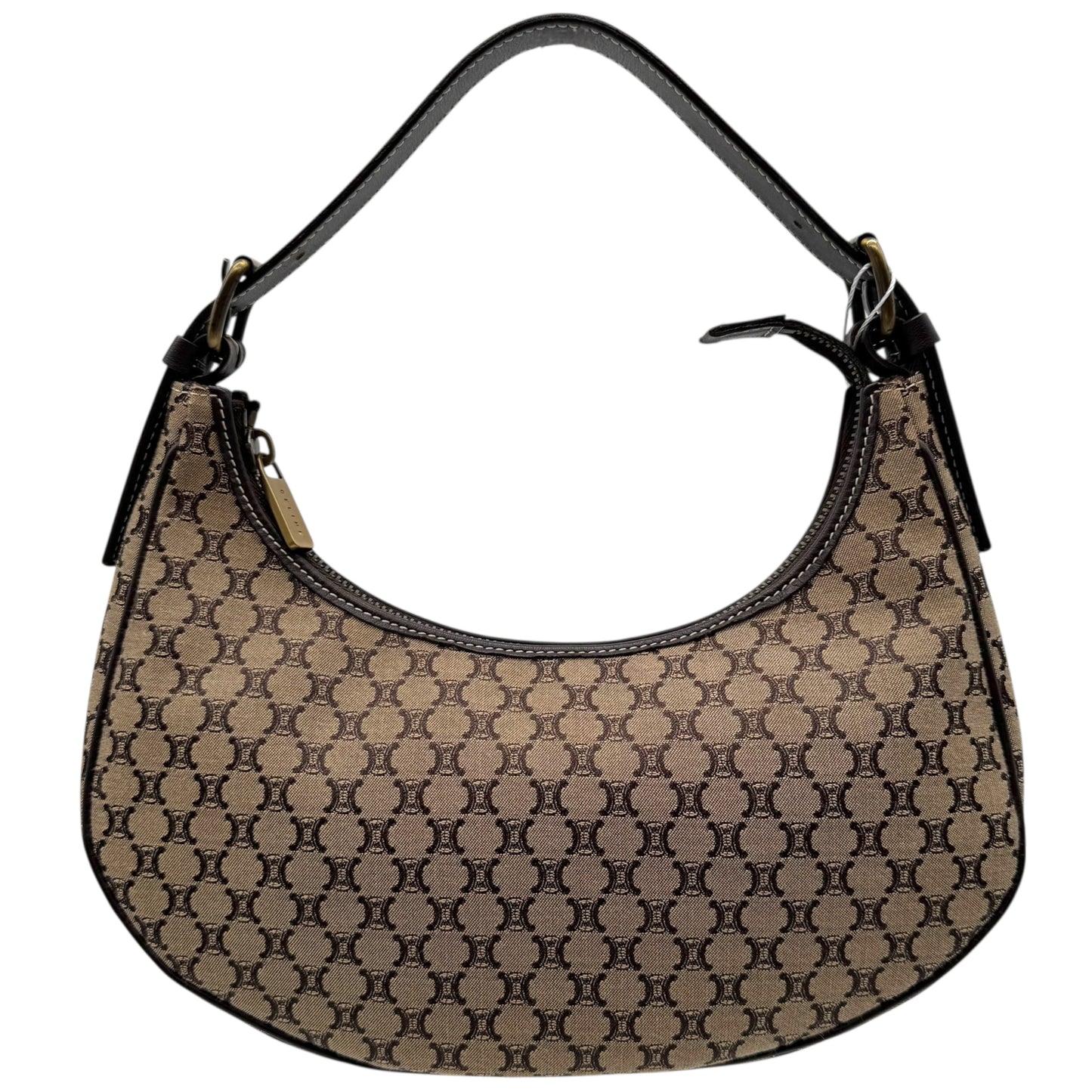 Celine Brown Triomphe Monogram Ava Bag - Outfit Repeater