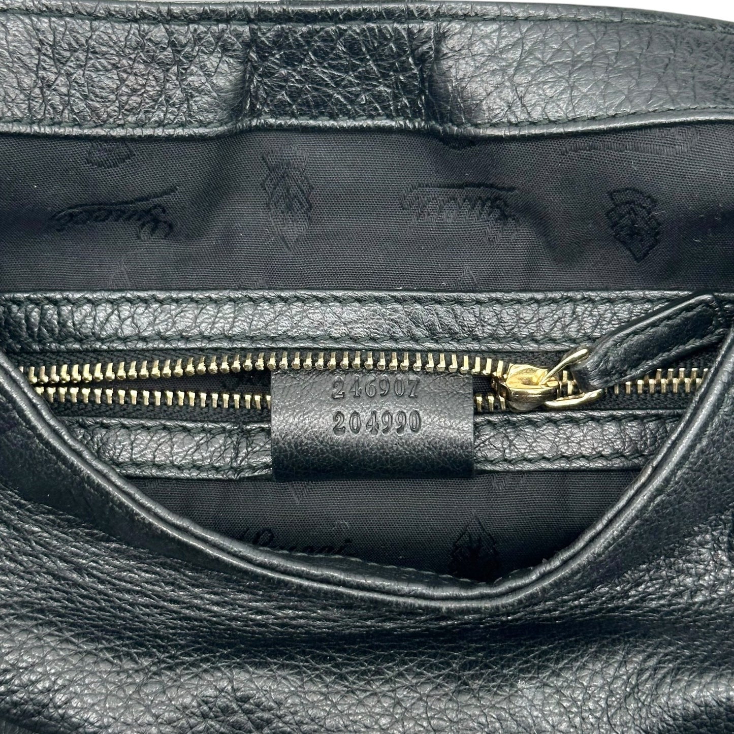 Gucci Black Leather New Jackie 2-Way Hobo Bag