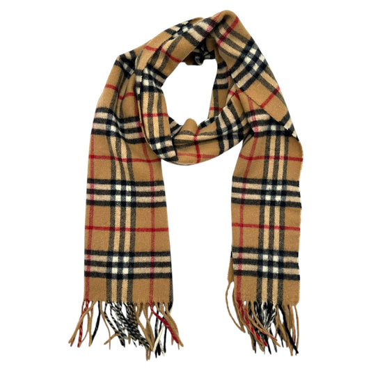 Burberry Classic Nova Check Plaid Wool Scarf