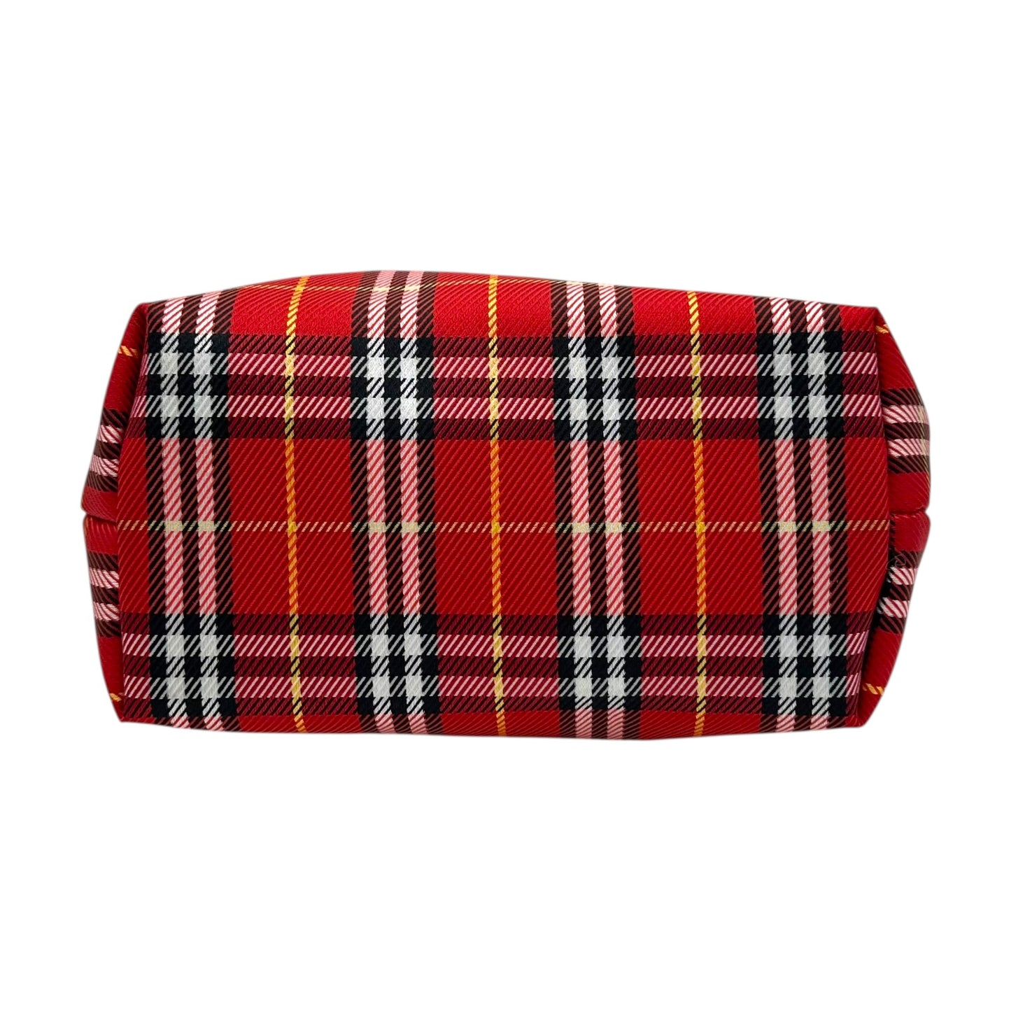 Burberry Blue Label Red Nova Check Plaid Canvas Pochette Bag - Outfit Repeater