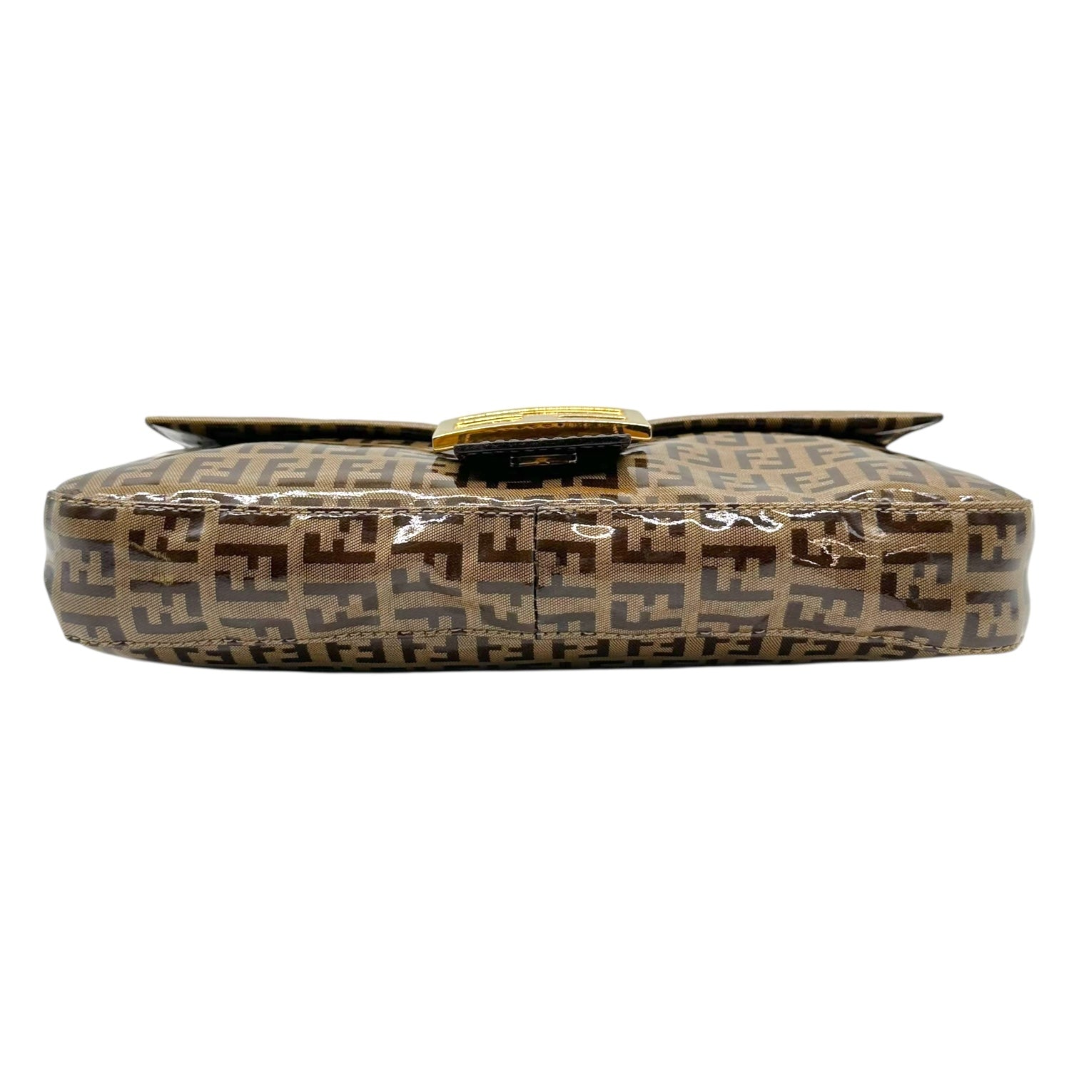 Fendi Tan Zucchino Monogram Coated Canvas Baguette Bag - Outfit Repeater