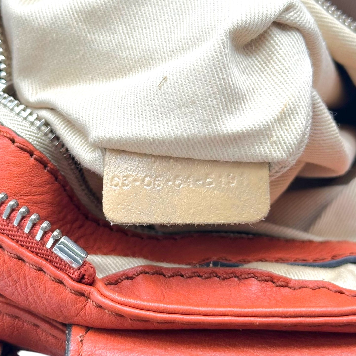 Chloé Terracota Orange & Gold Mini Paddington Shoulder Bag