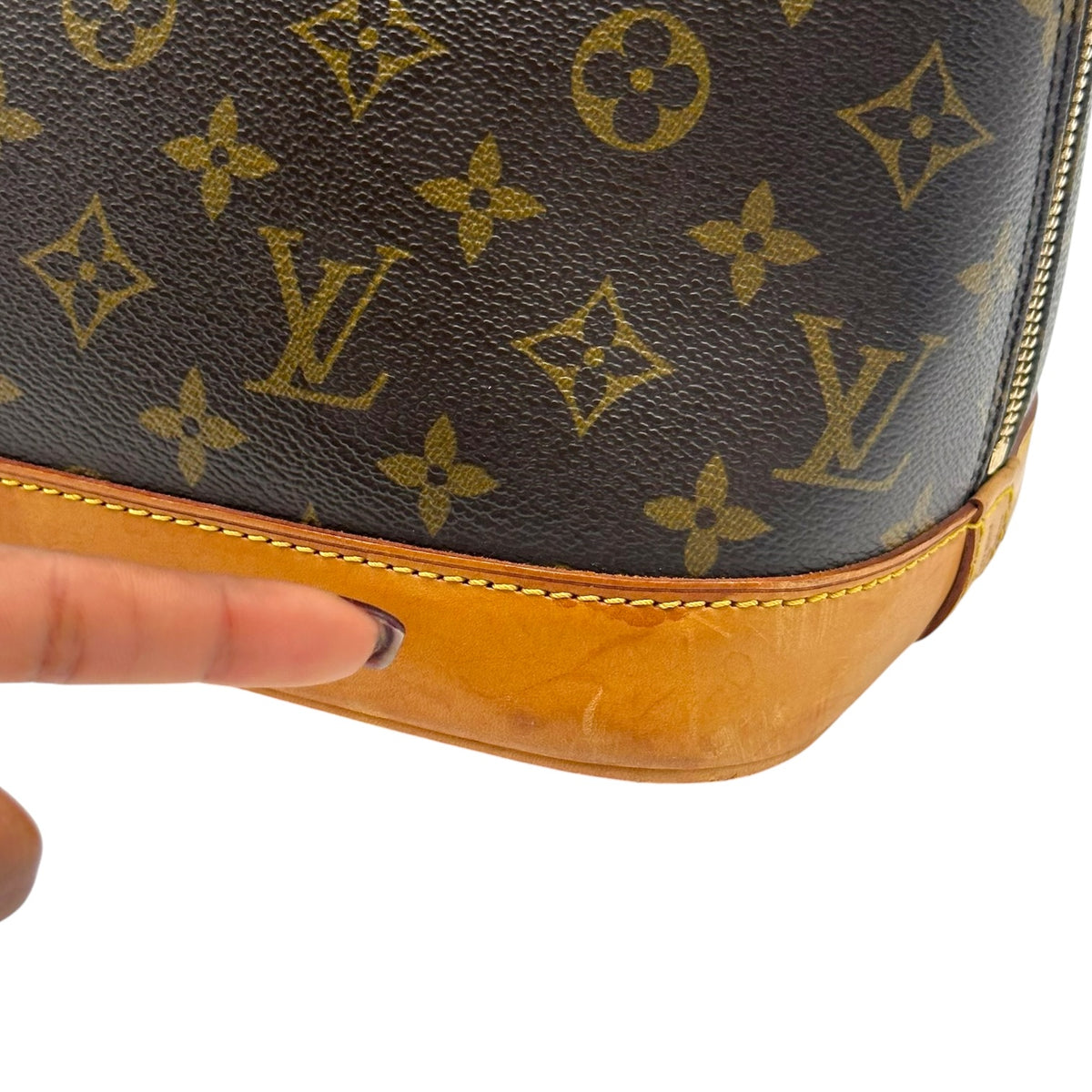 Louis Vuitton Brown Monogram Alma Bag