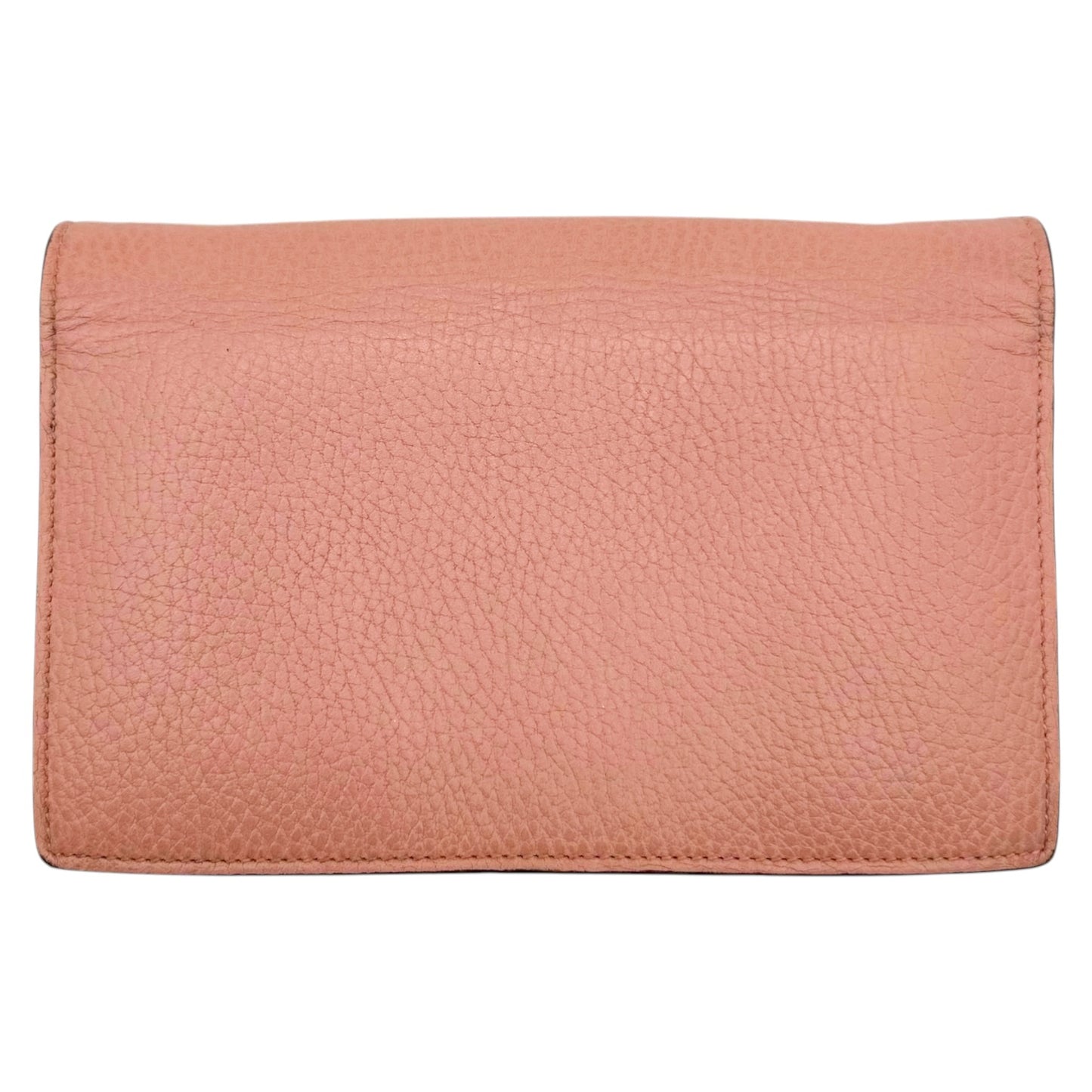 Gucci Crossbody Wallet-on-Chain Bag Blush Pink Leather