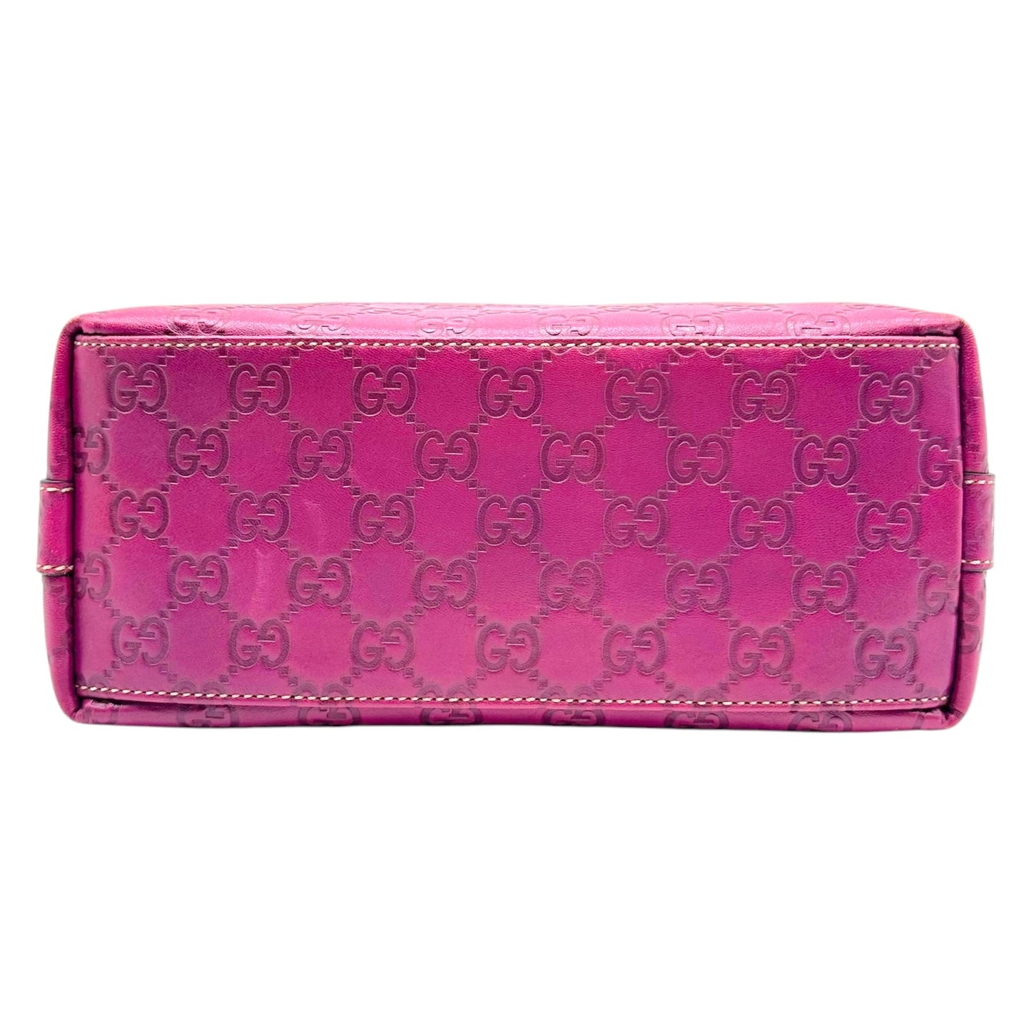 Gucci Shoulder Bag Plum Purple Guccissima Leather