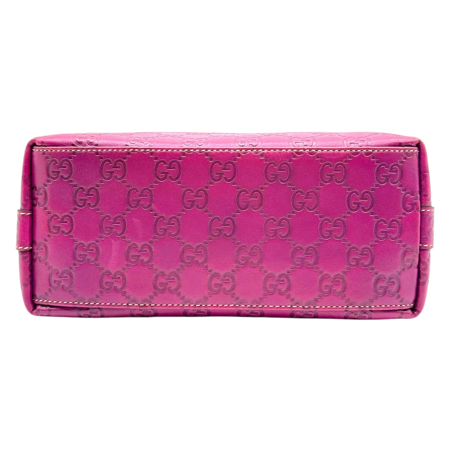 Gucci Shoulder Bag Plum Purple Guccissima Leather
