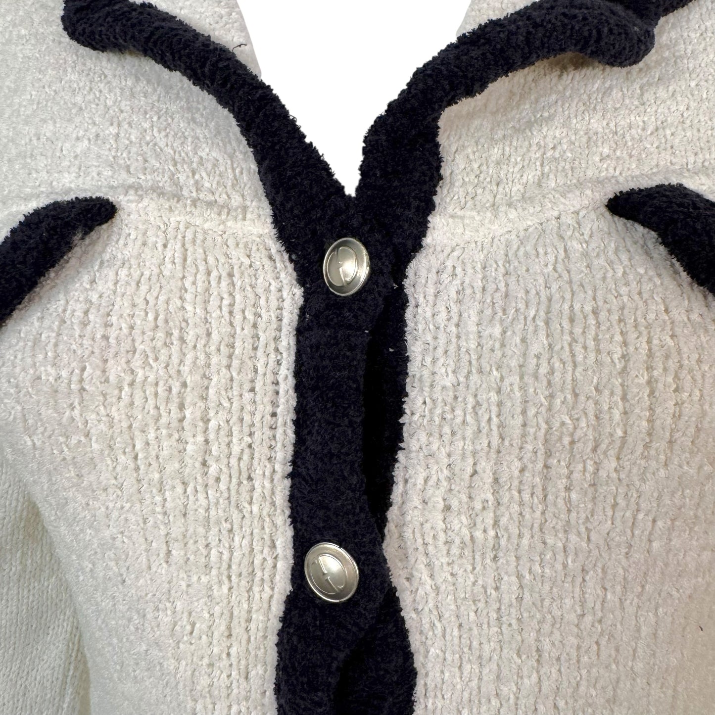 Gucci by Tom Ford 1995 Black & White Vintage Cardigan - Outfit Repeater