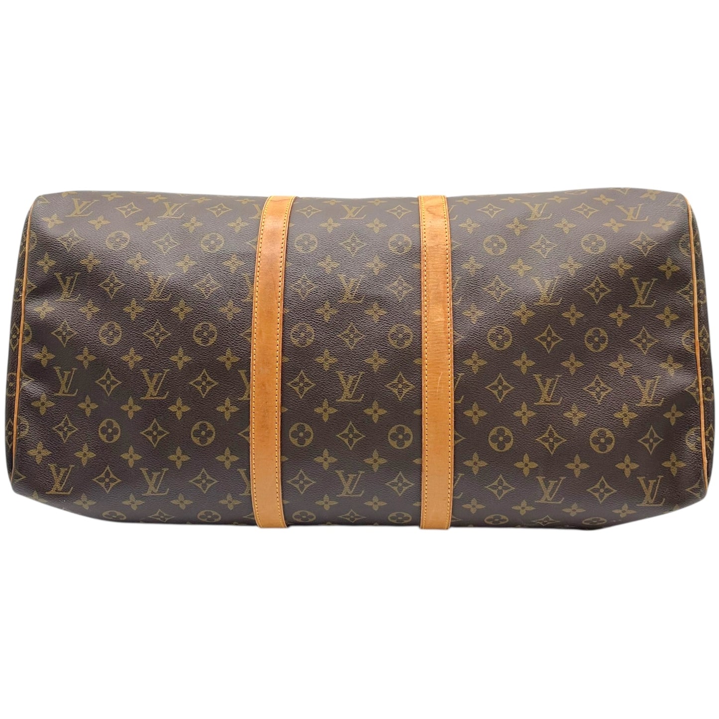 Louis Vuitton Classic Monogram Bandouliere 55 Duffle Bag - Outfit Repeater