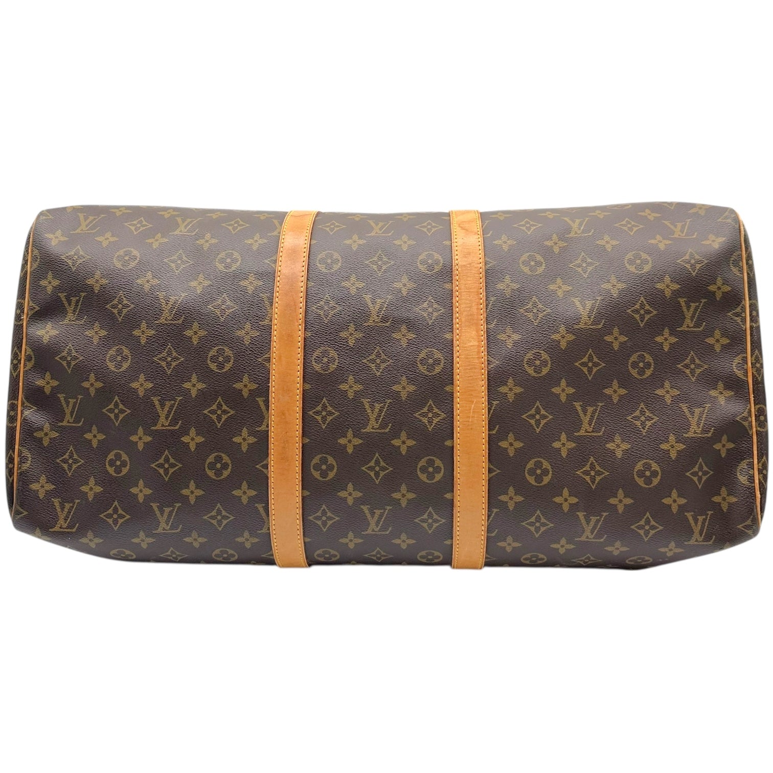 Louis Vuitton Classic Monogram Bandouliere 55 Duffle Bag - Outfit Repeater
