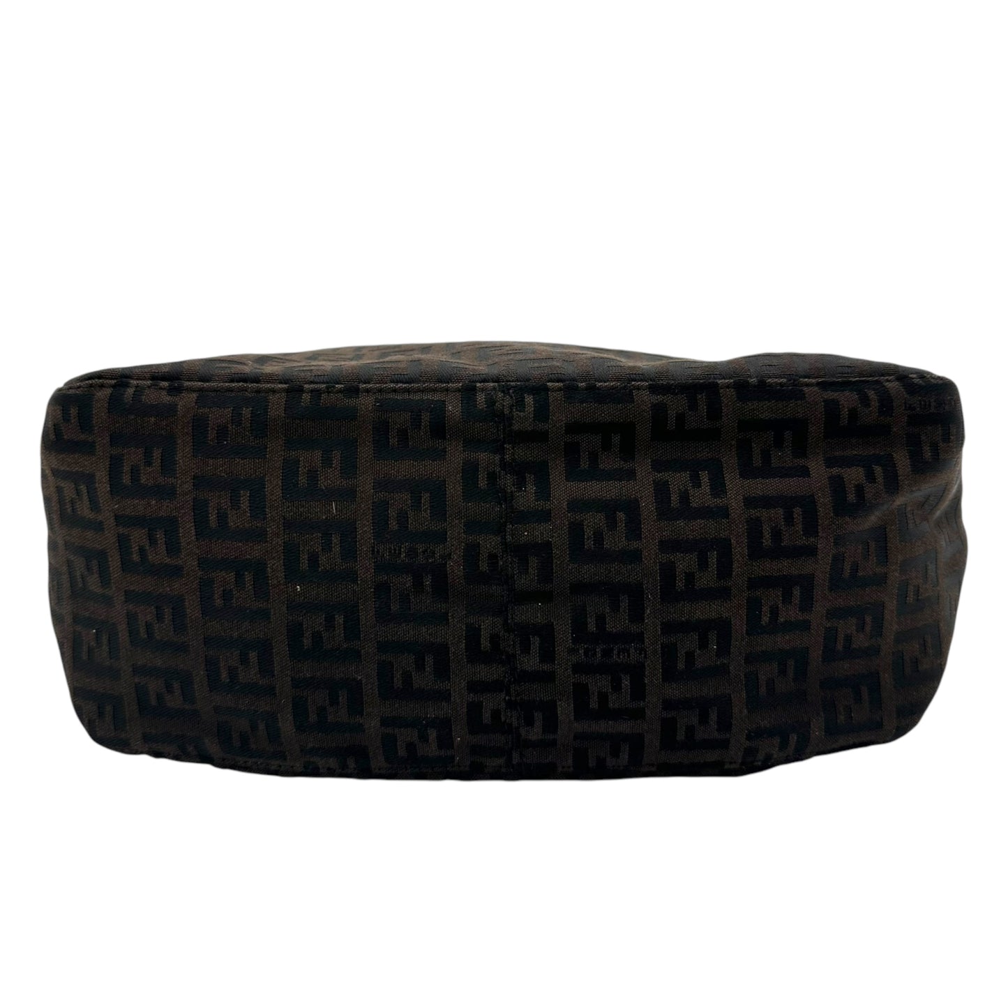 Fendi Pochette Bag Brown Black Zucchino Monogram