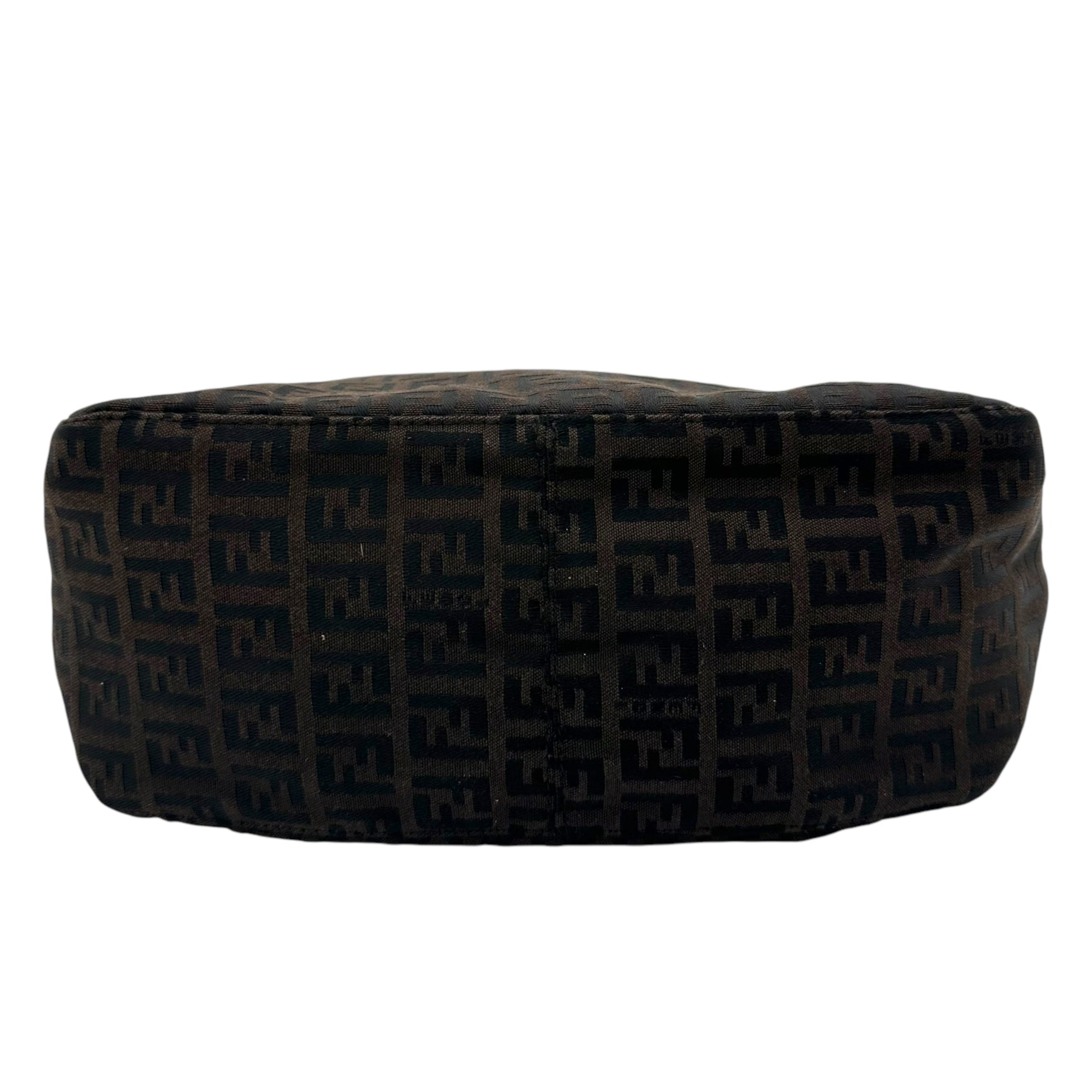 Fendi Pochette Bag Brown Black Zucchino Monogram