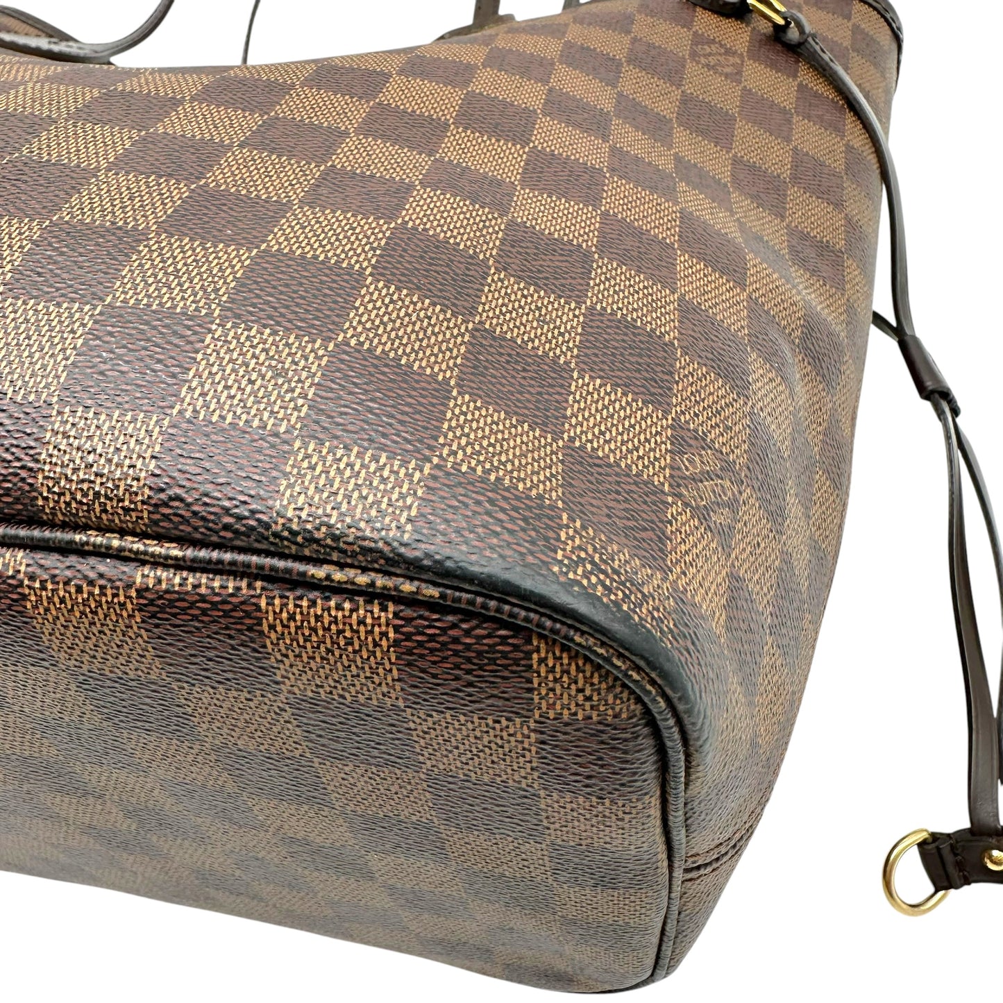 Louis Vuitton Damier Ebene Neverfull Tote Bag